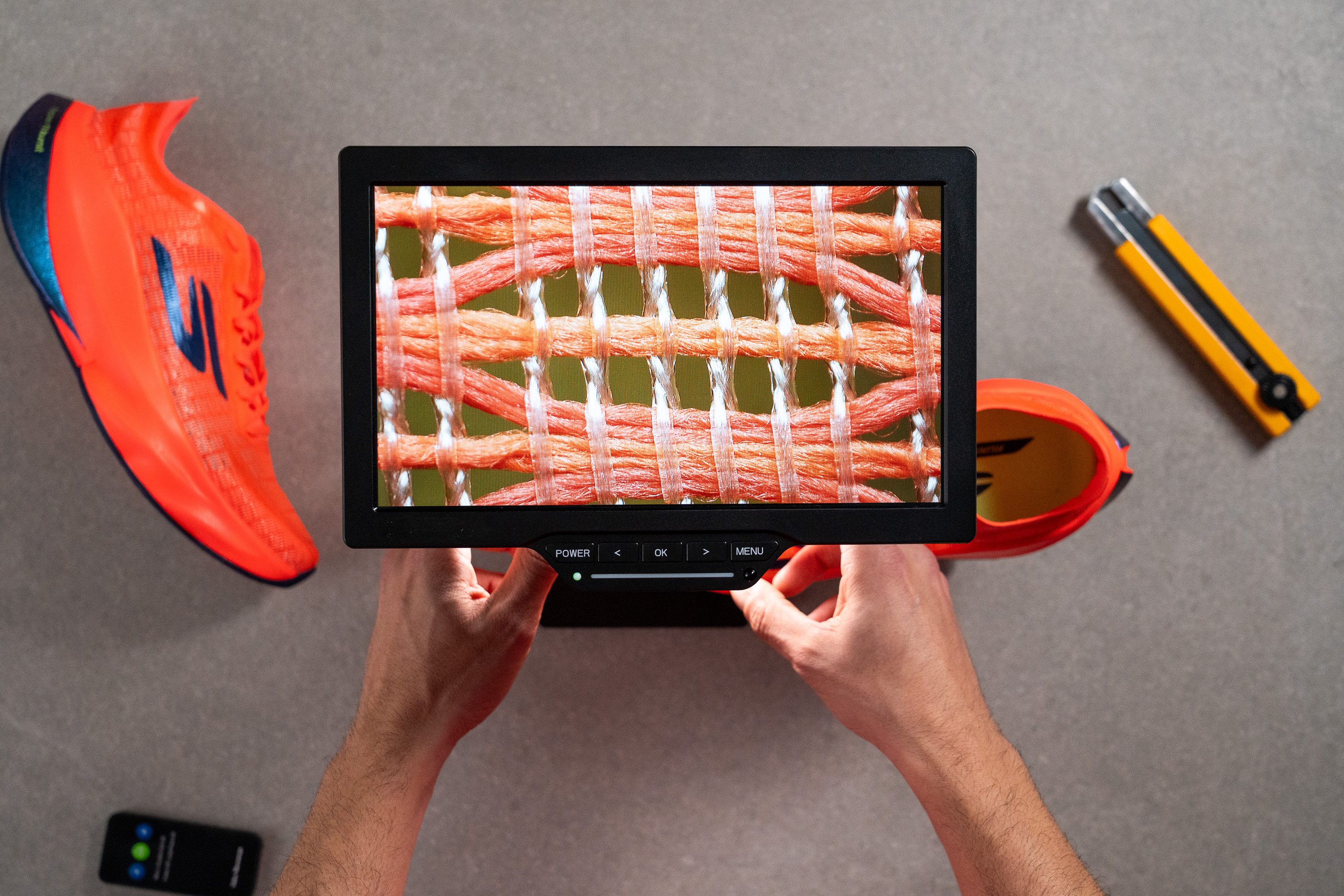 Skechers Aero Tempo upper mesh