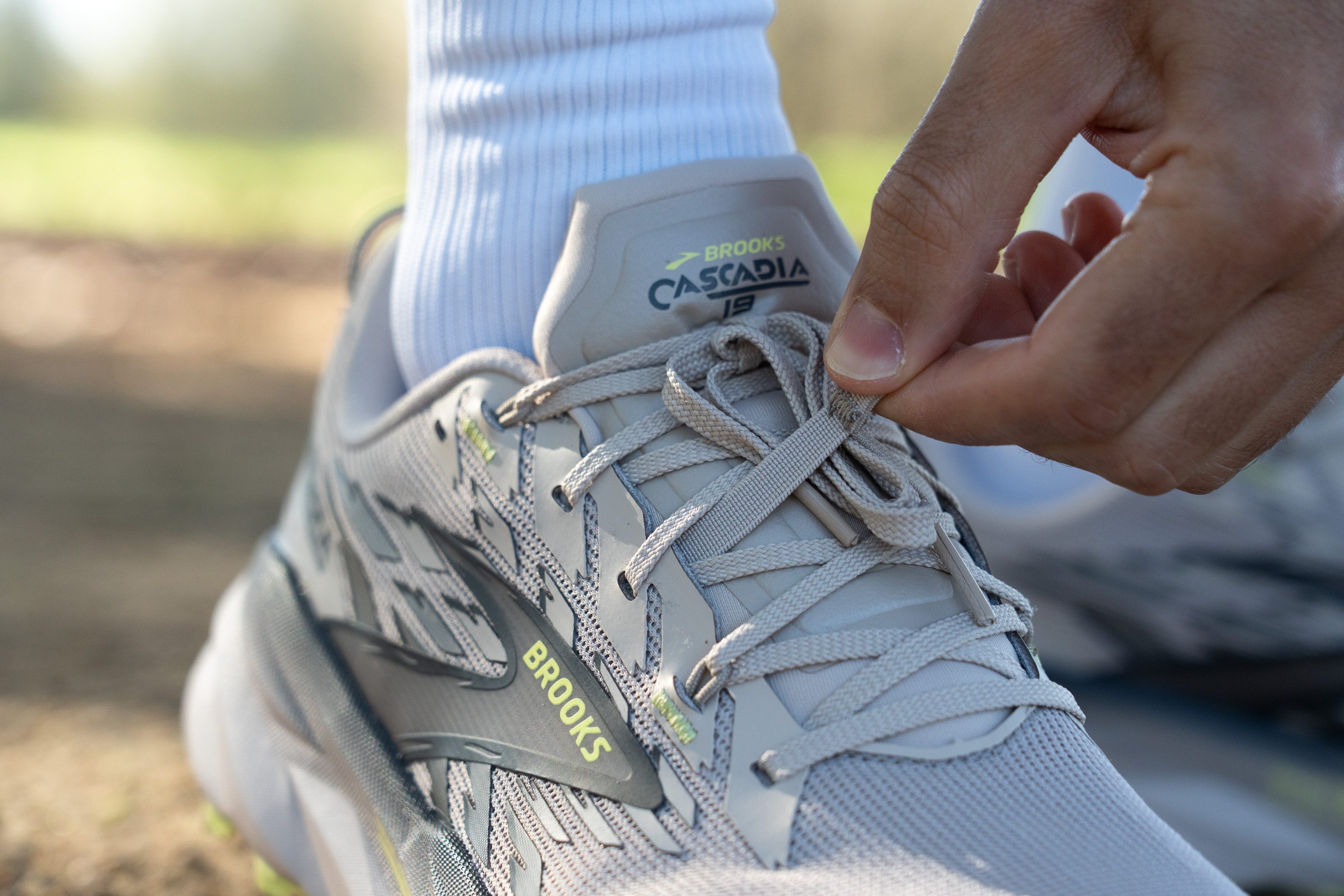 Brooks Cascadia 19 lace band