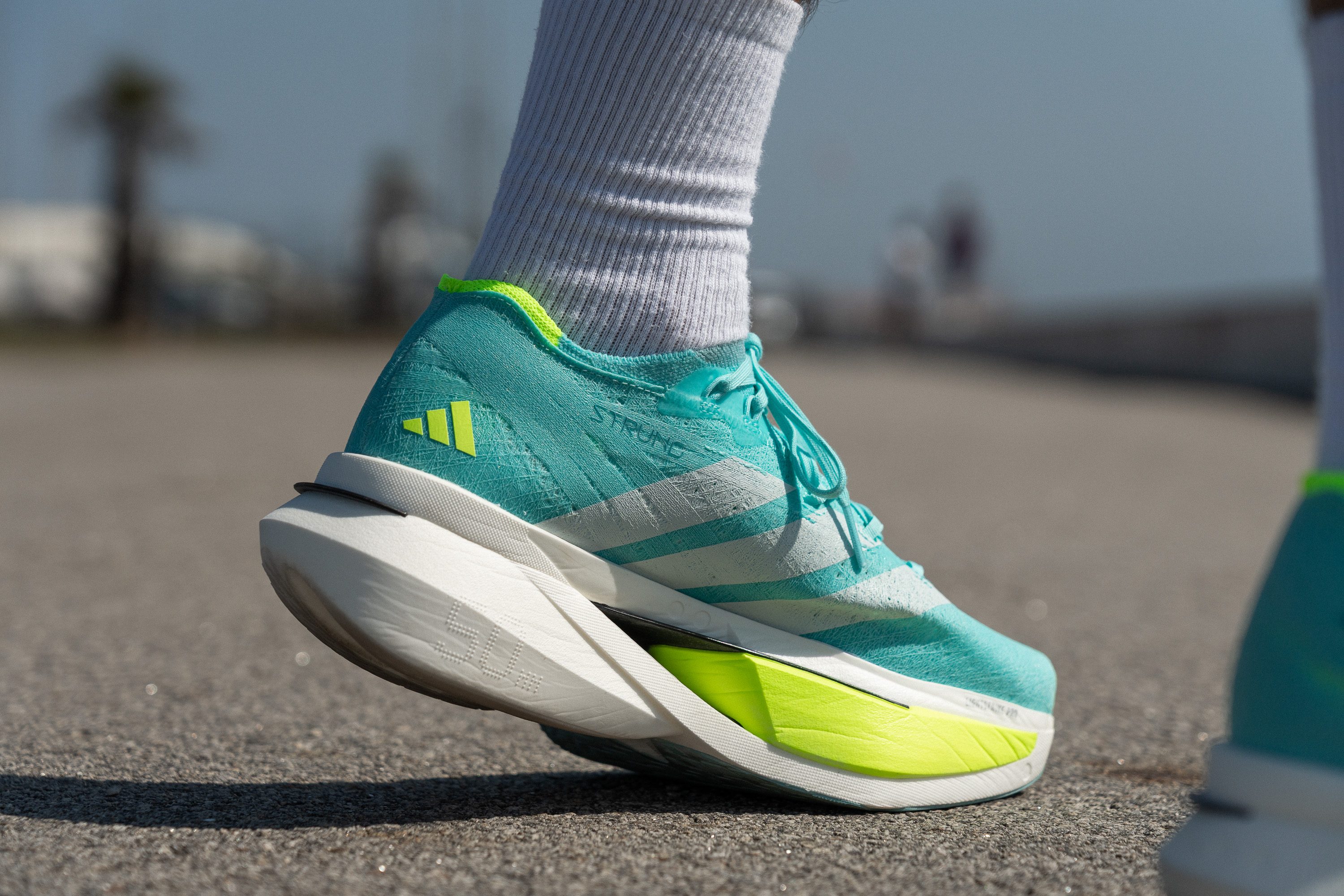 Adidas Adizero Prime X3 STRUNG Heel tab