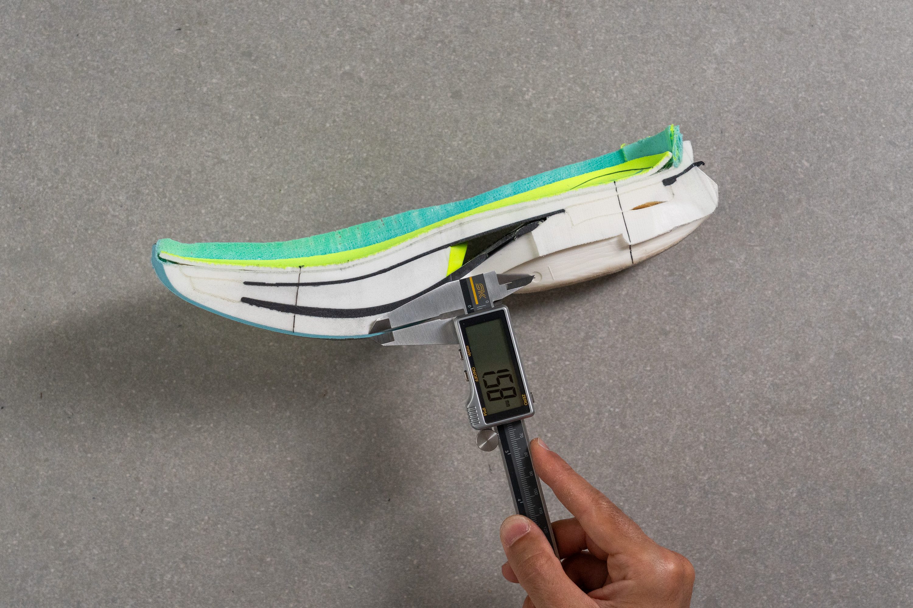 Adidas Adizero Prime X3 STRUNG Outsole thickness