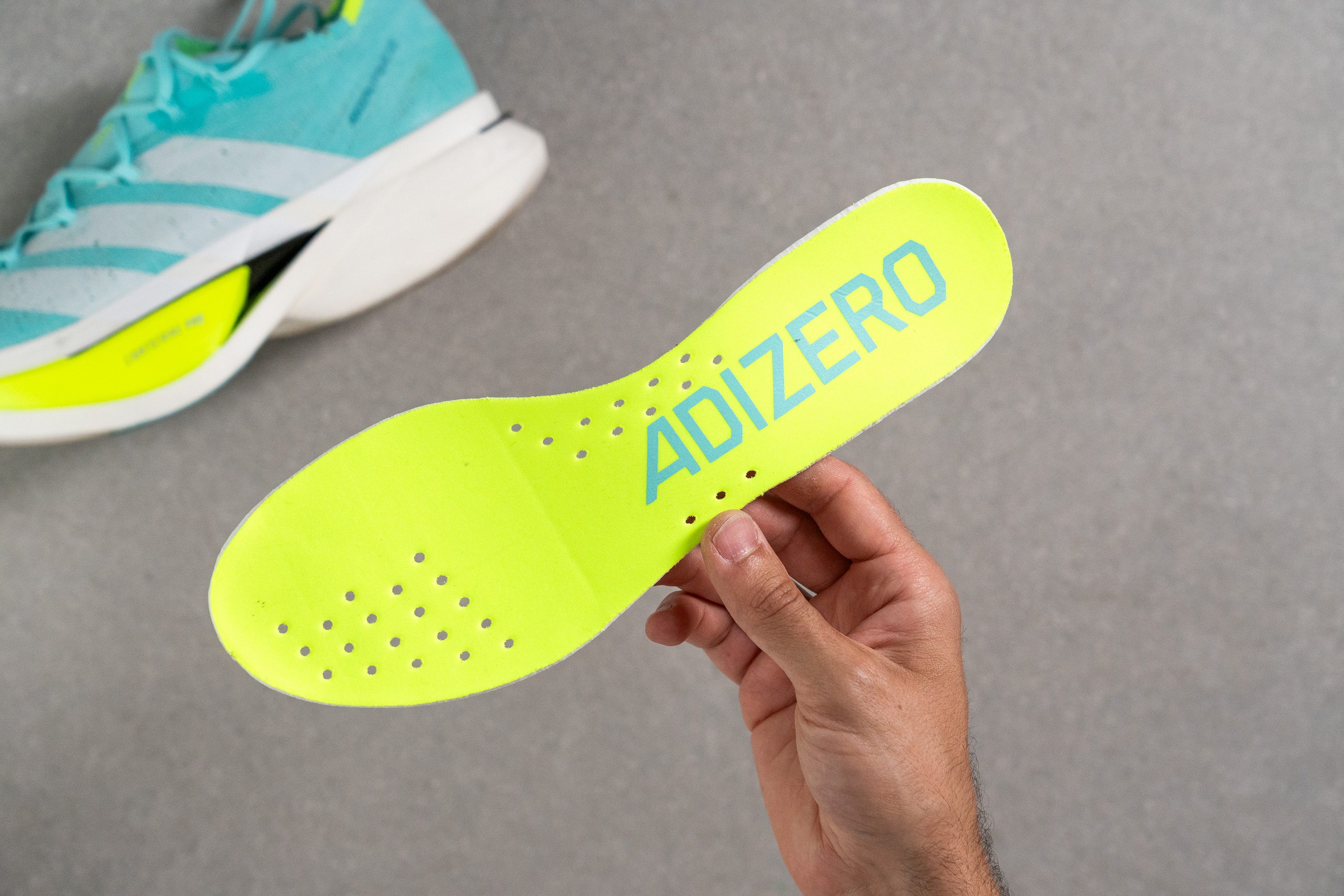 Adidas Adizero Prime X3 STRUNG Removable insole