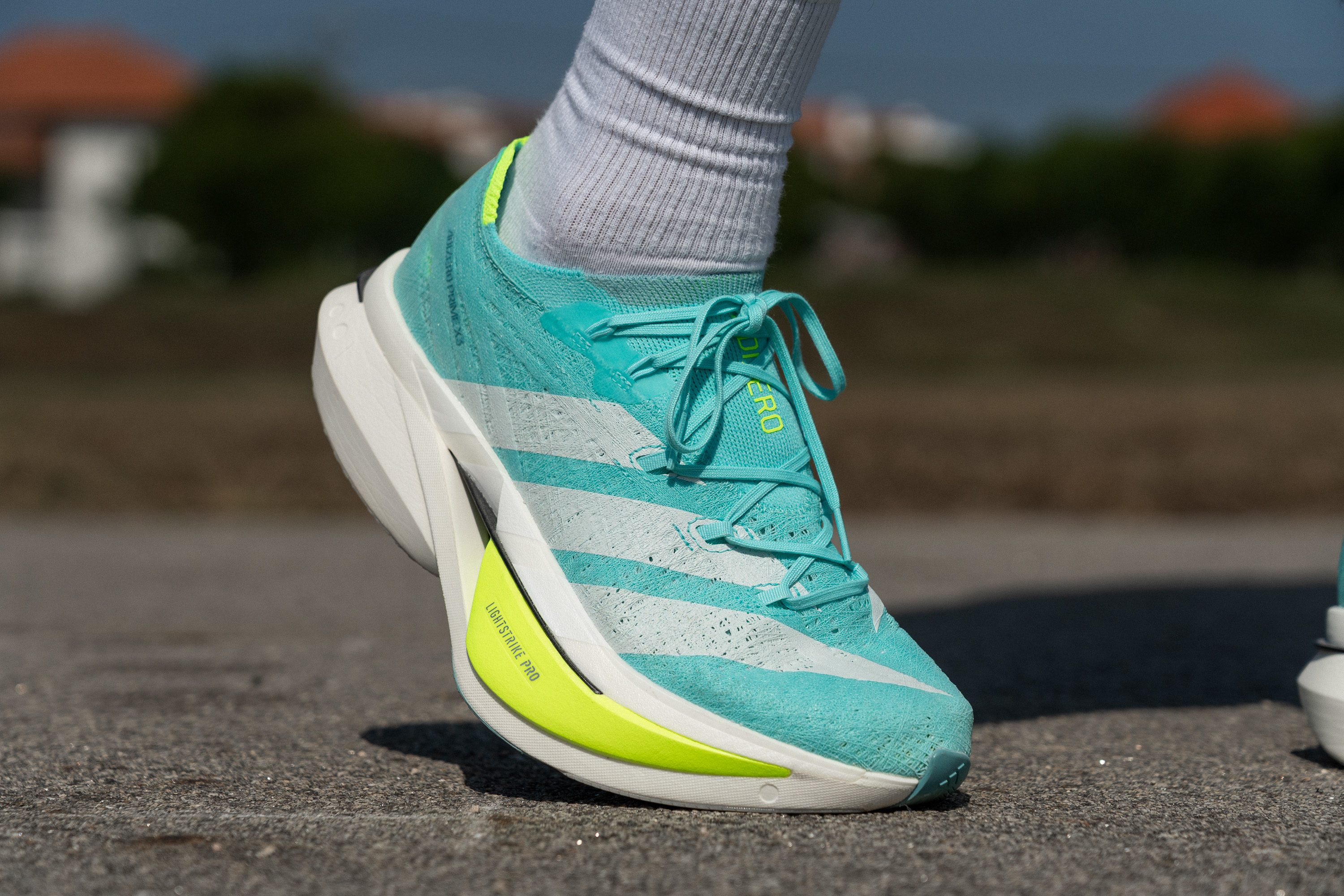Adidas Adizero Prime X3 STRUNG tongue lacing