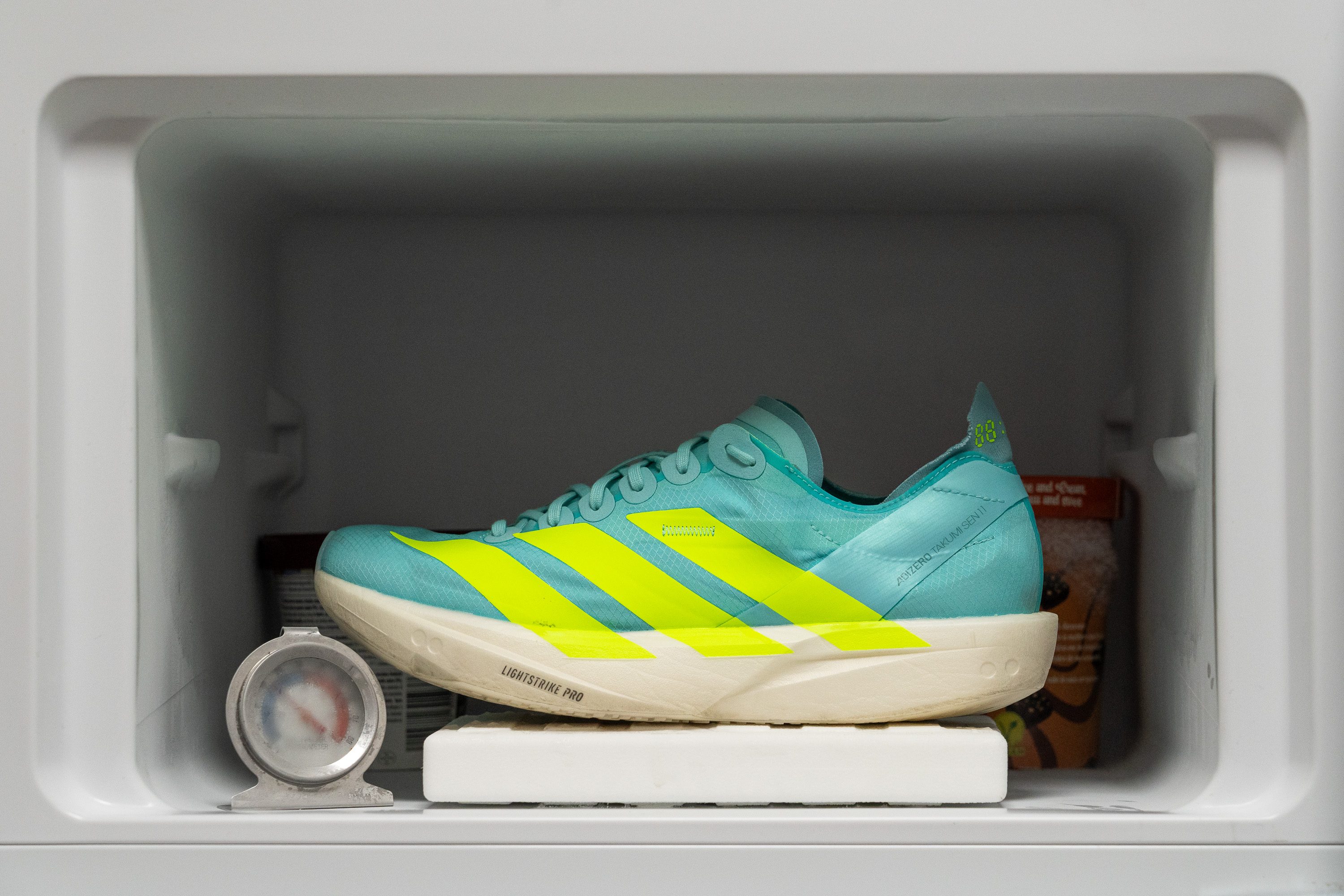 Adidas Adizero Takumi Sen 11 Midsole softness in cold (%)