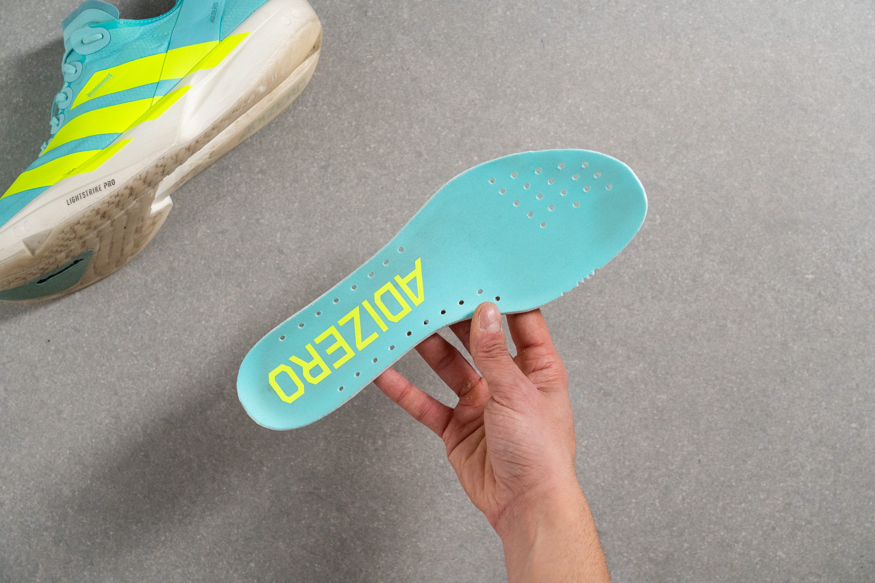 Adidas Adizero Takumi Sen 11 Removable insole