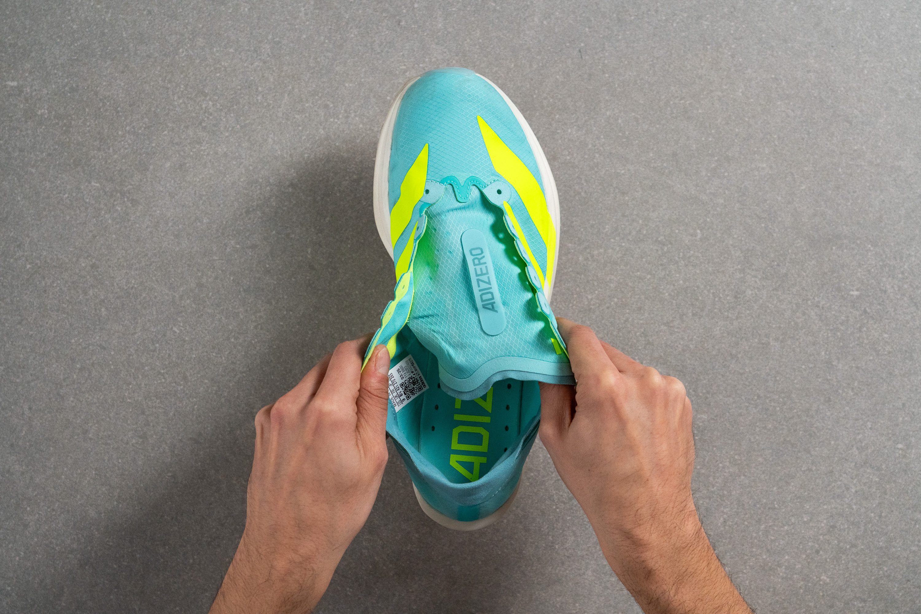 Adidas Adizero Takumi Sen 11 Tongue: gusset type