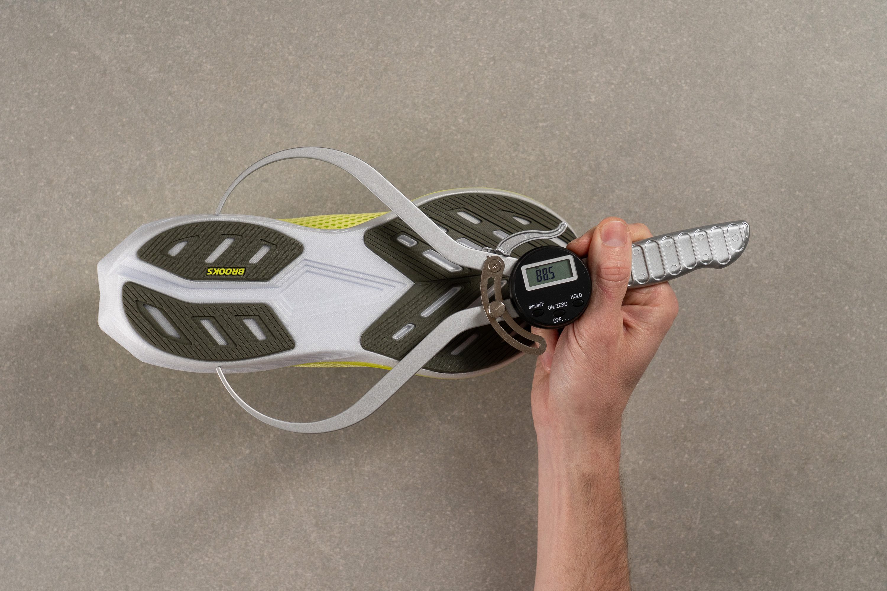 Brooks Hyperion 3 Midsole width - heel