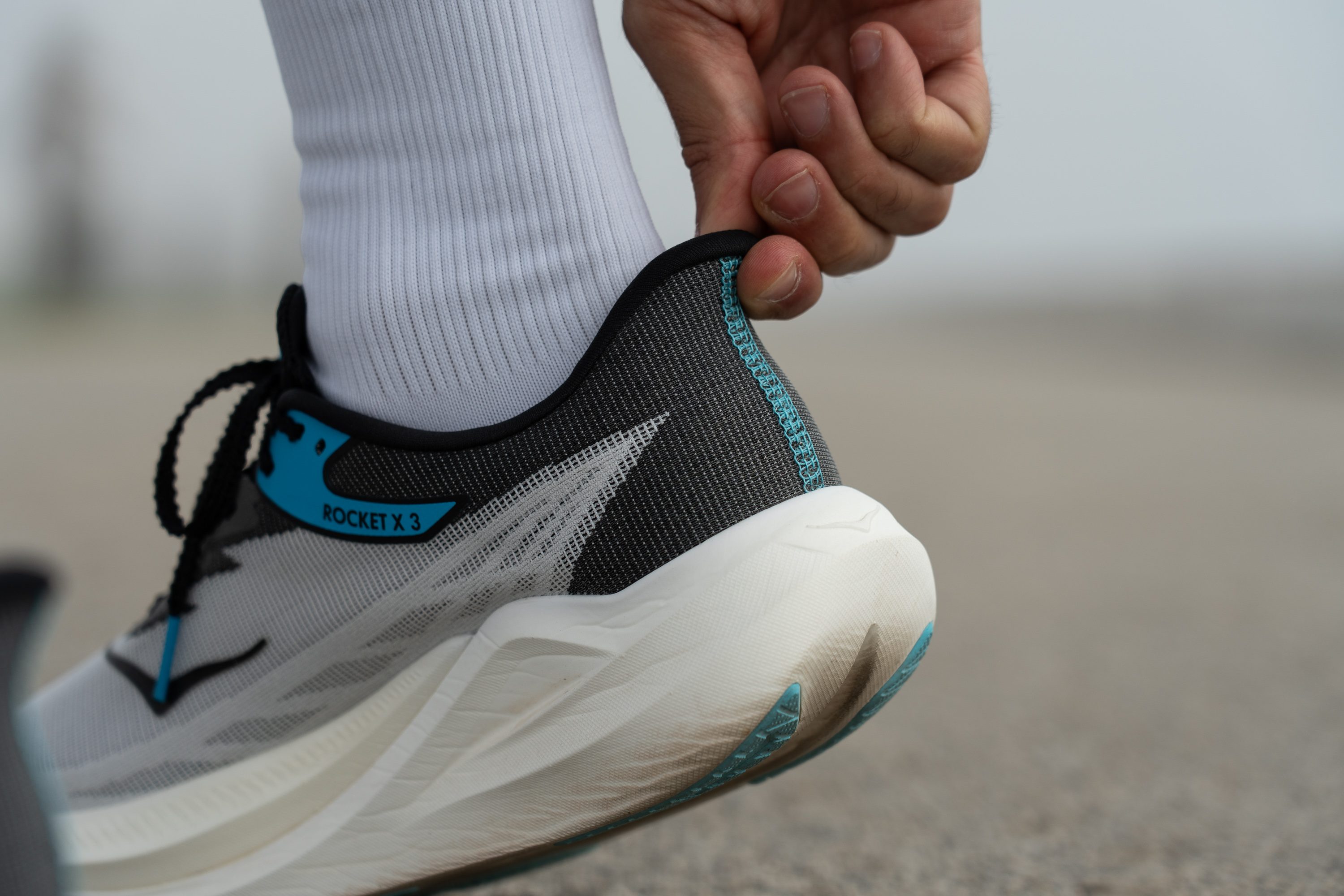 HOKA Rocket X 3 Heel tab