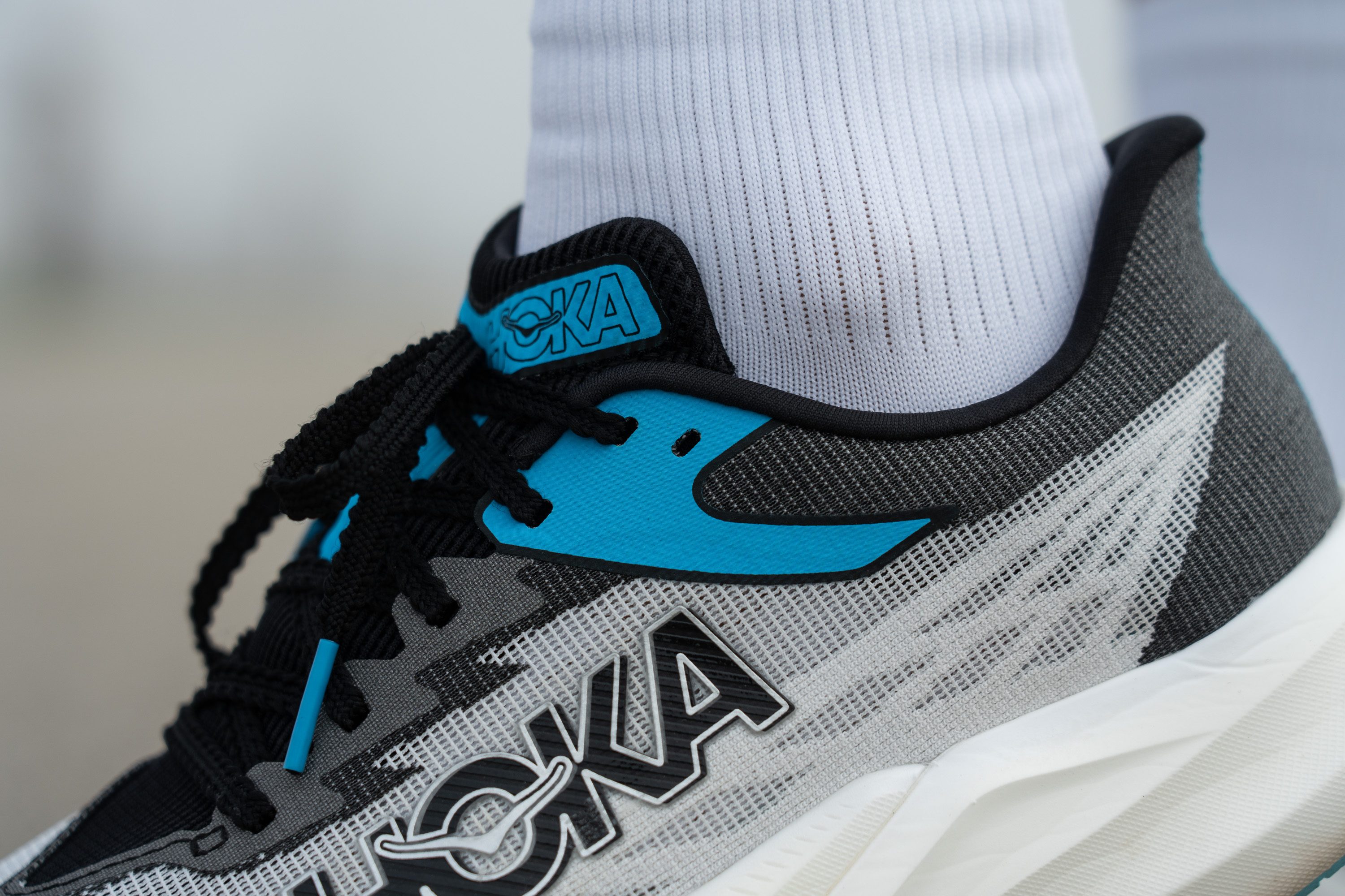HOKA Rocket X 3 laces