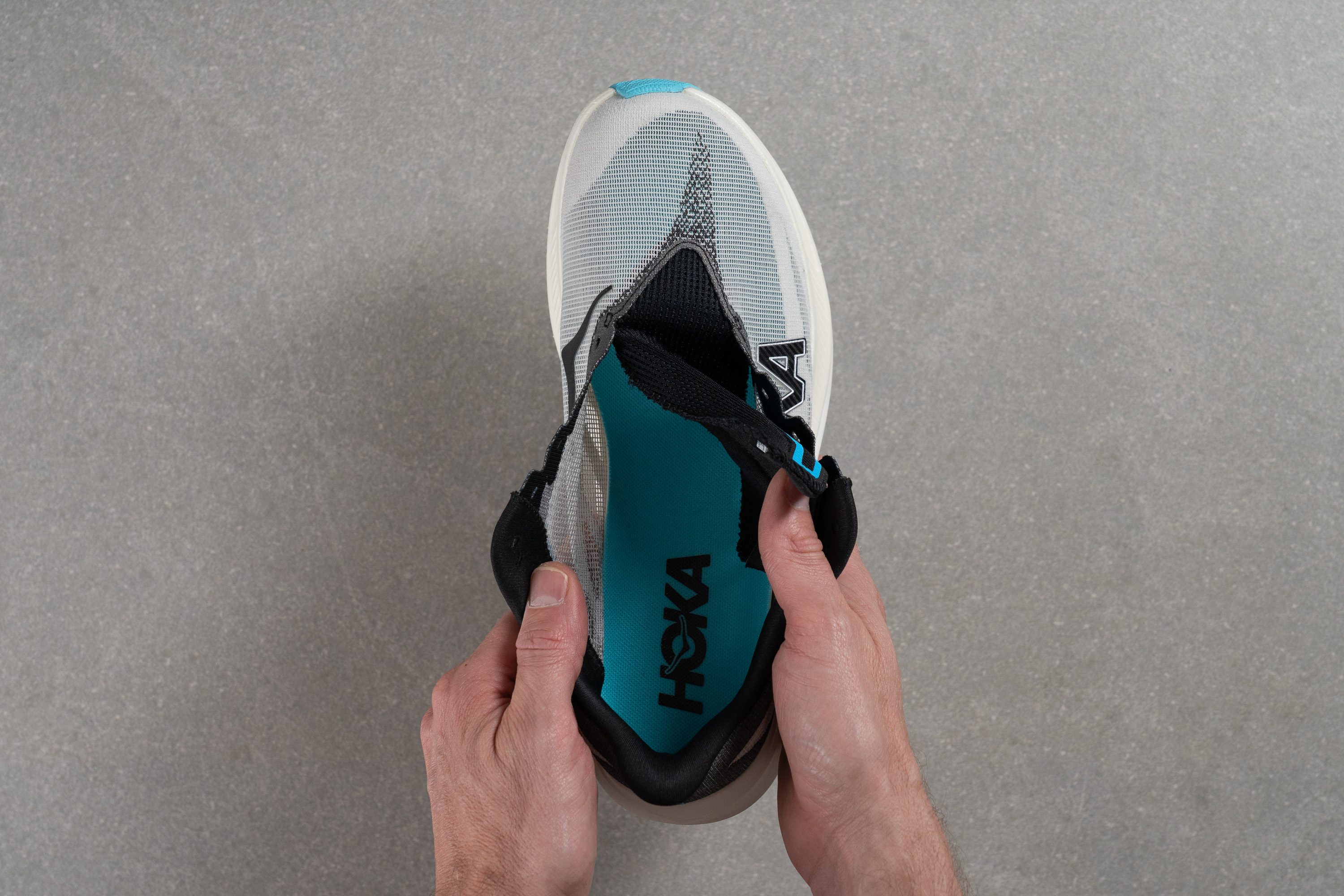 HOKA Rocket X 3 Tongue: gusset type