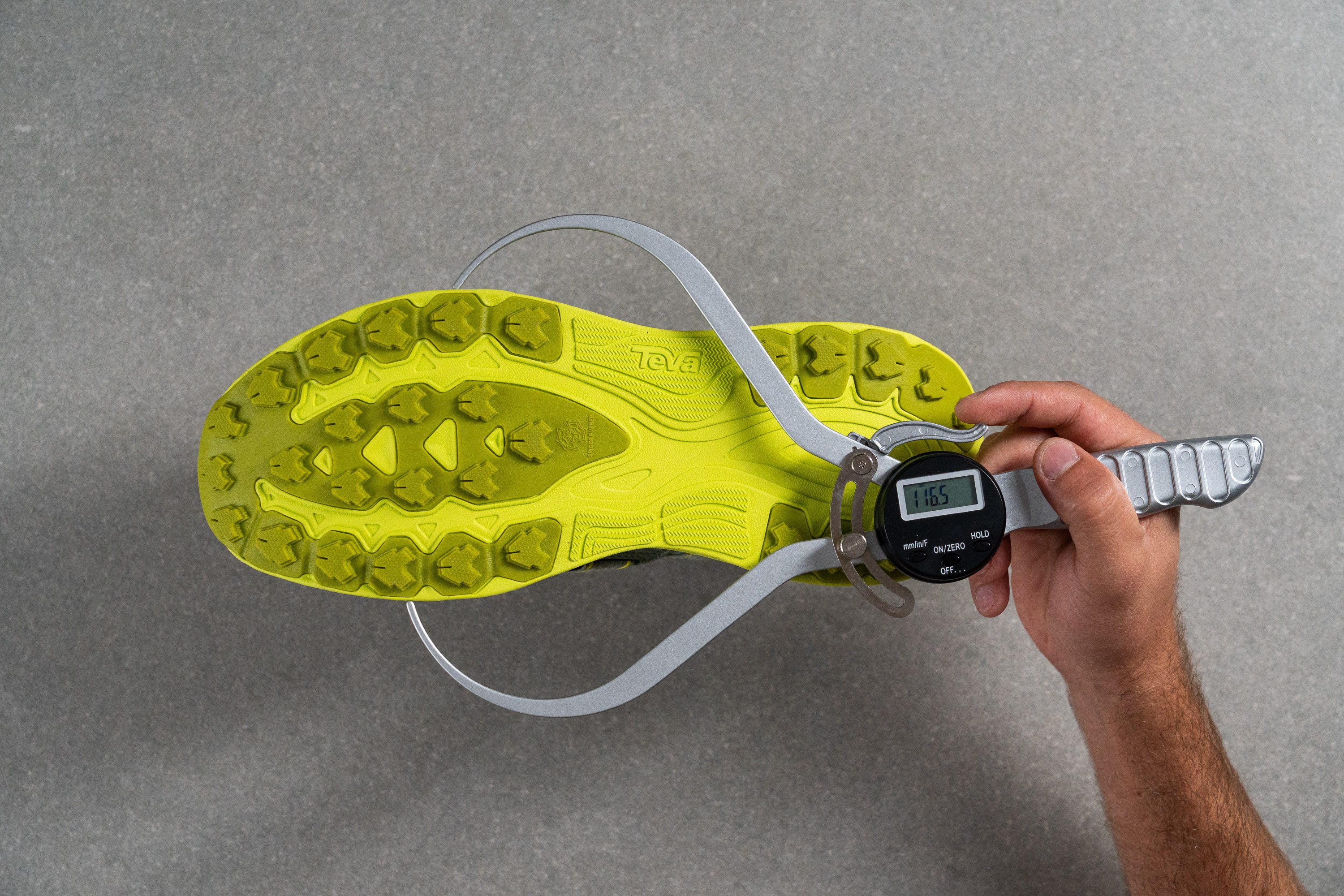 Teva Aventrail Midsole width - forefoot