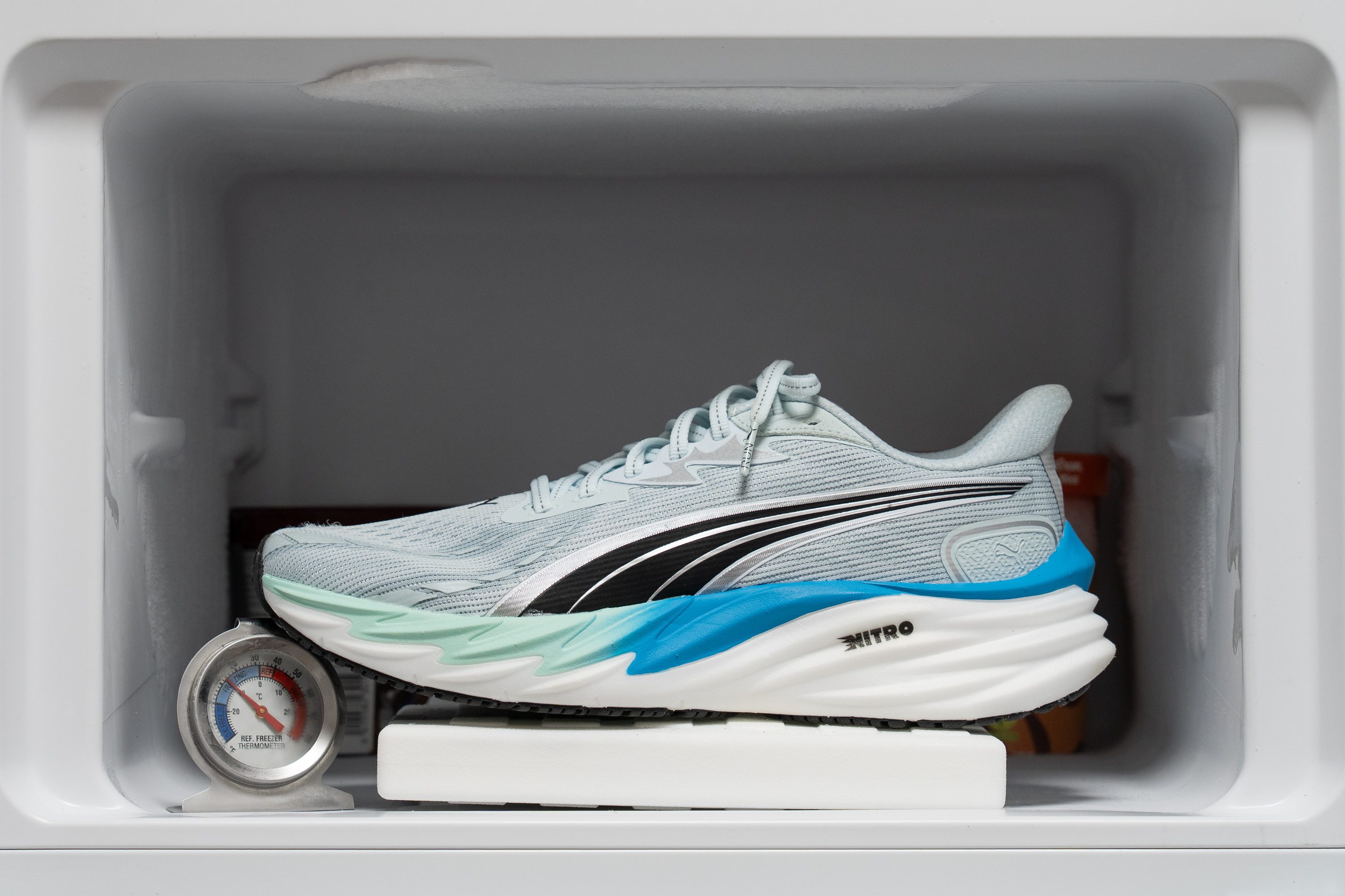 PUMA Velocity Nitro 4 Midsole softness in cold (%)