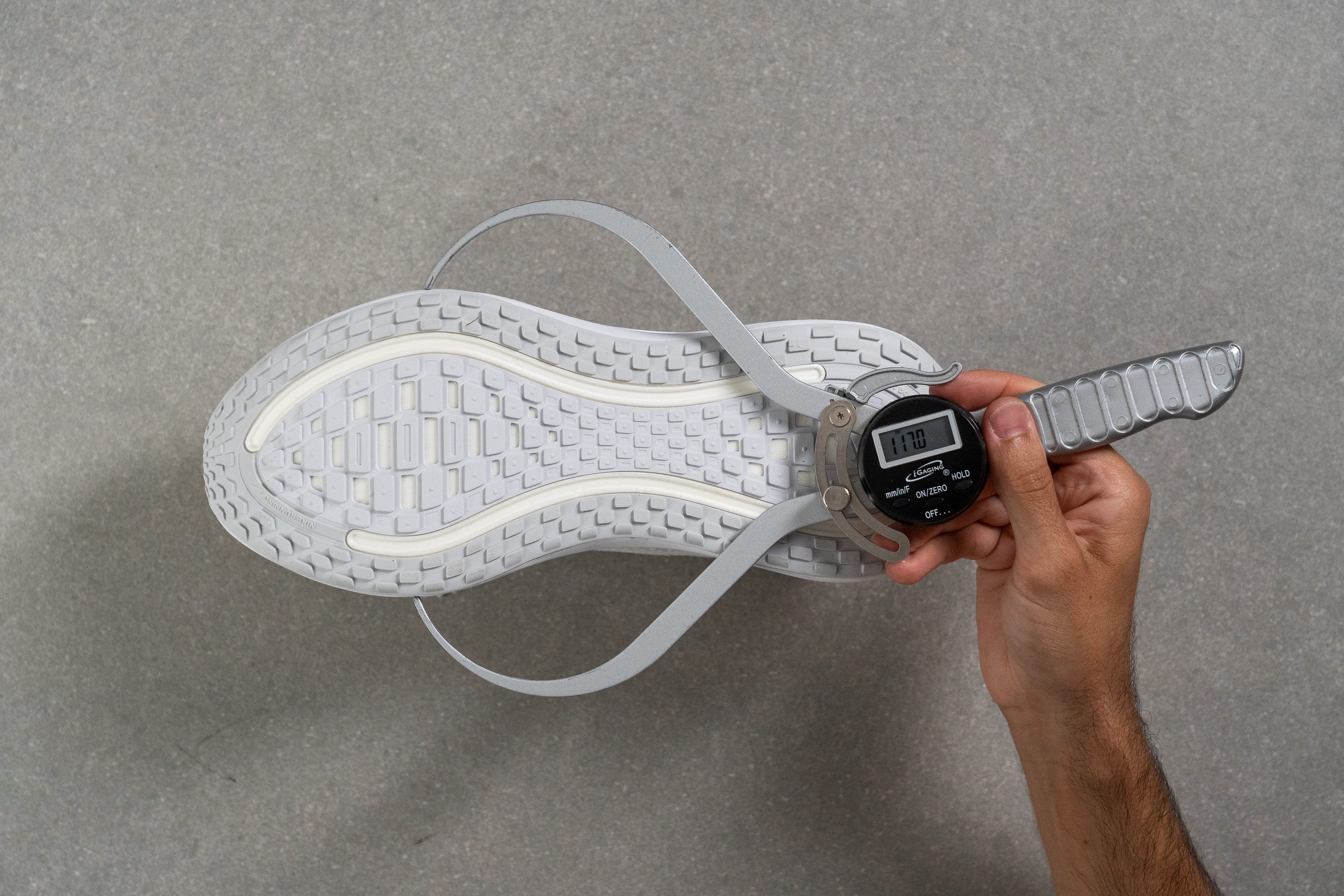 Nike Vomero Plus Midsole width - forefoot