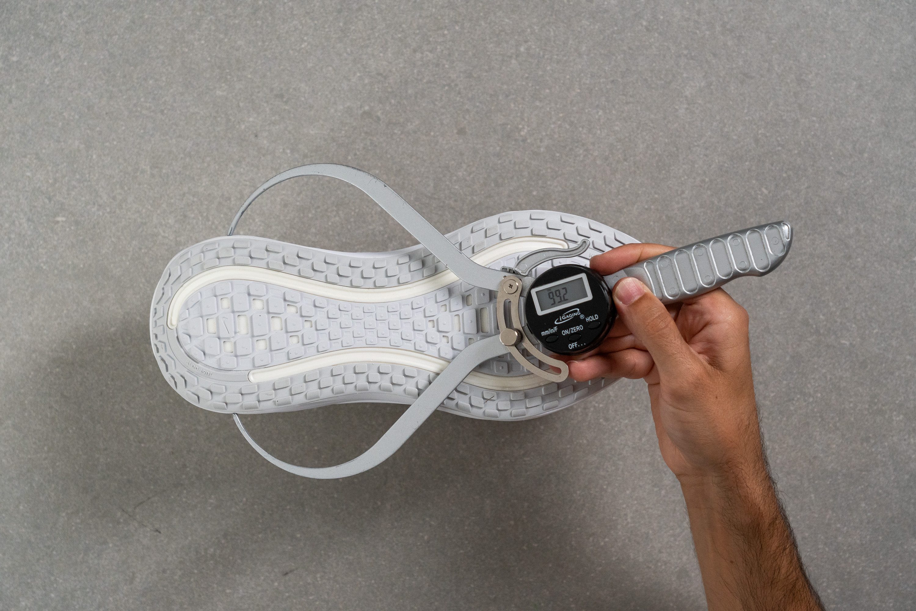Nike Vomero Plus Midsole width - heel