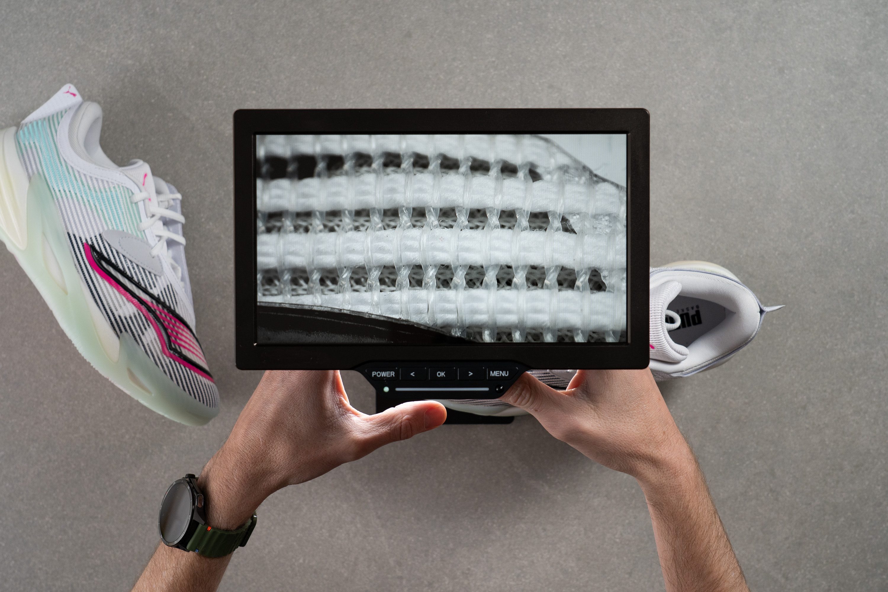 PUMA All Pro Nitro 2 Breathability Microscope test