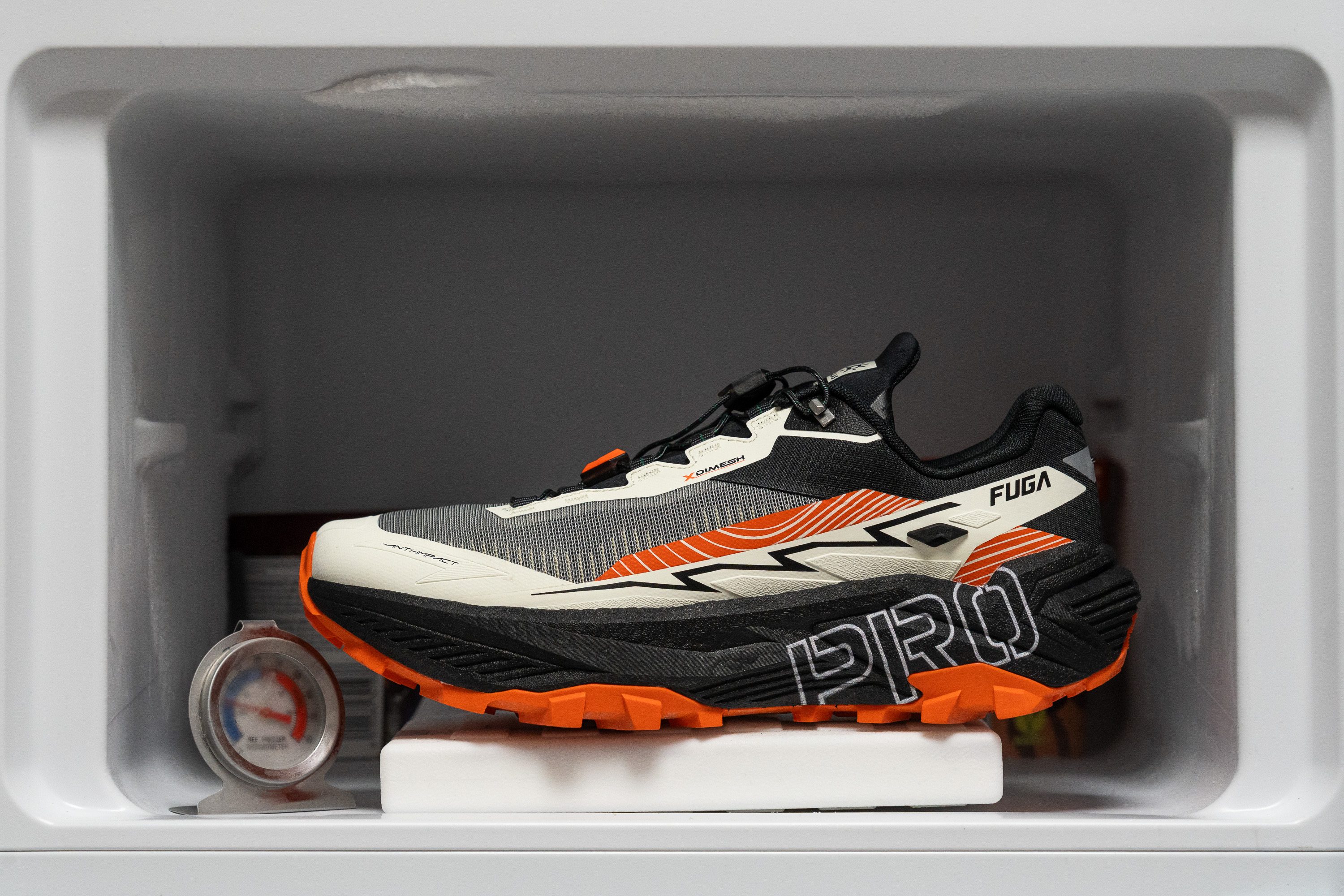 Kailas Fuga EX Pro Midsole softness in cold (%)