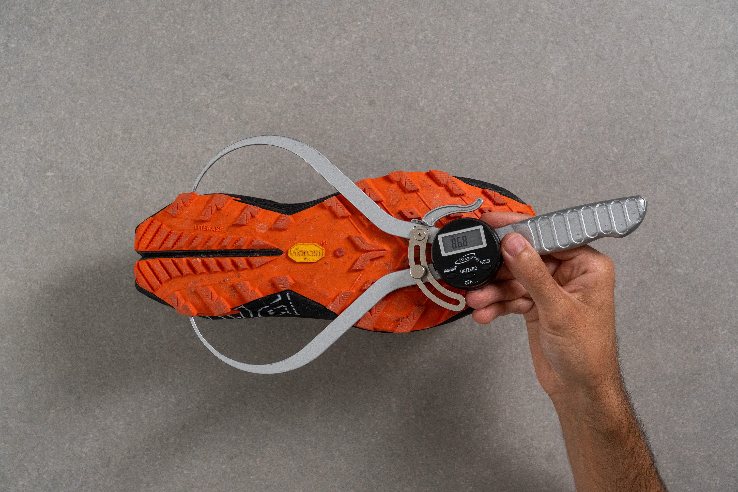 Kailas Fuga EX Pro Midsole width - heel