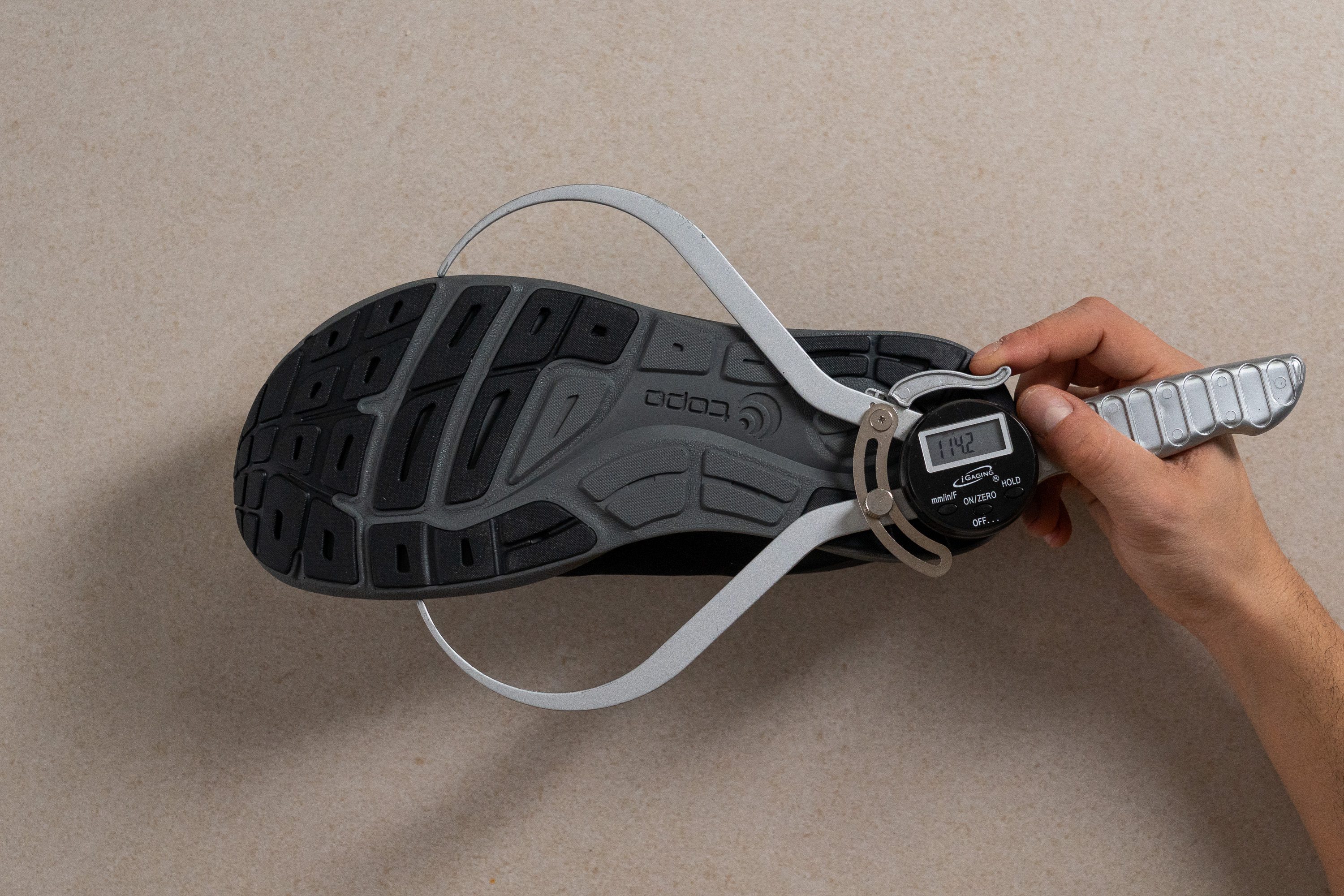 Topo ST-5 Midsole width - forefoot