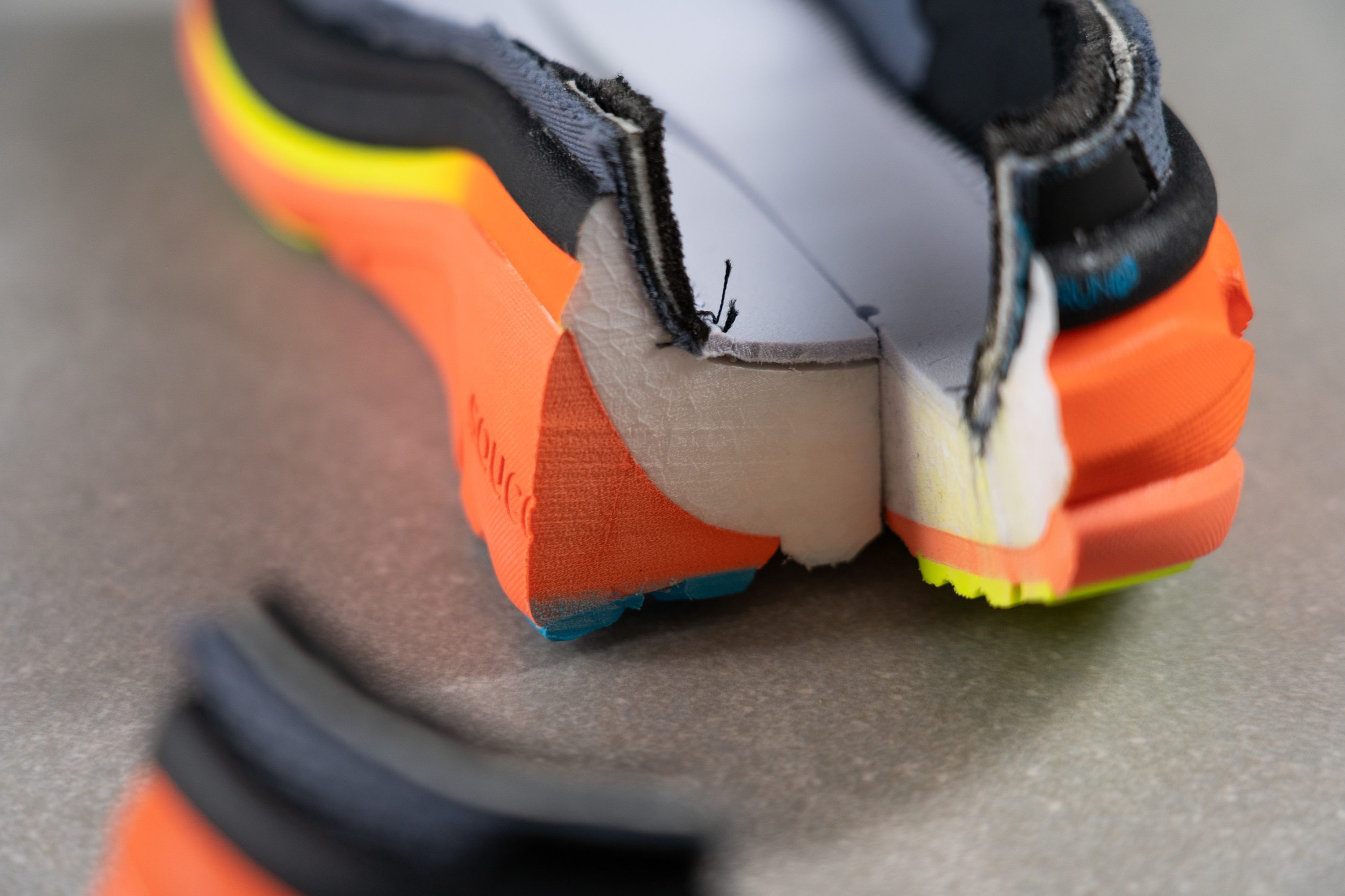 Saucony Hurricane 25 foam distribution