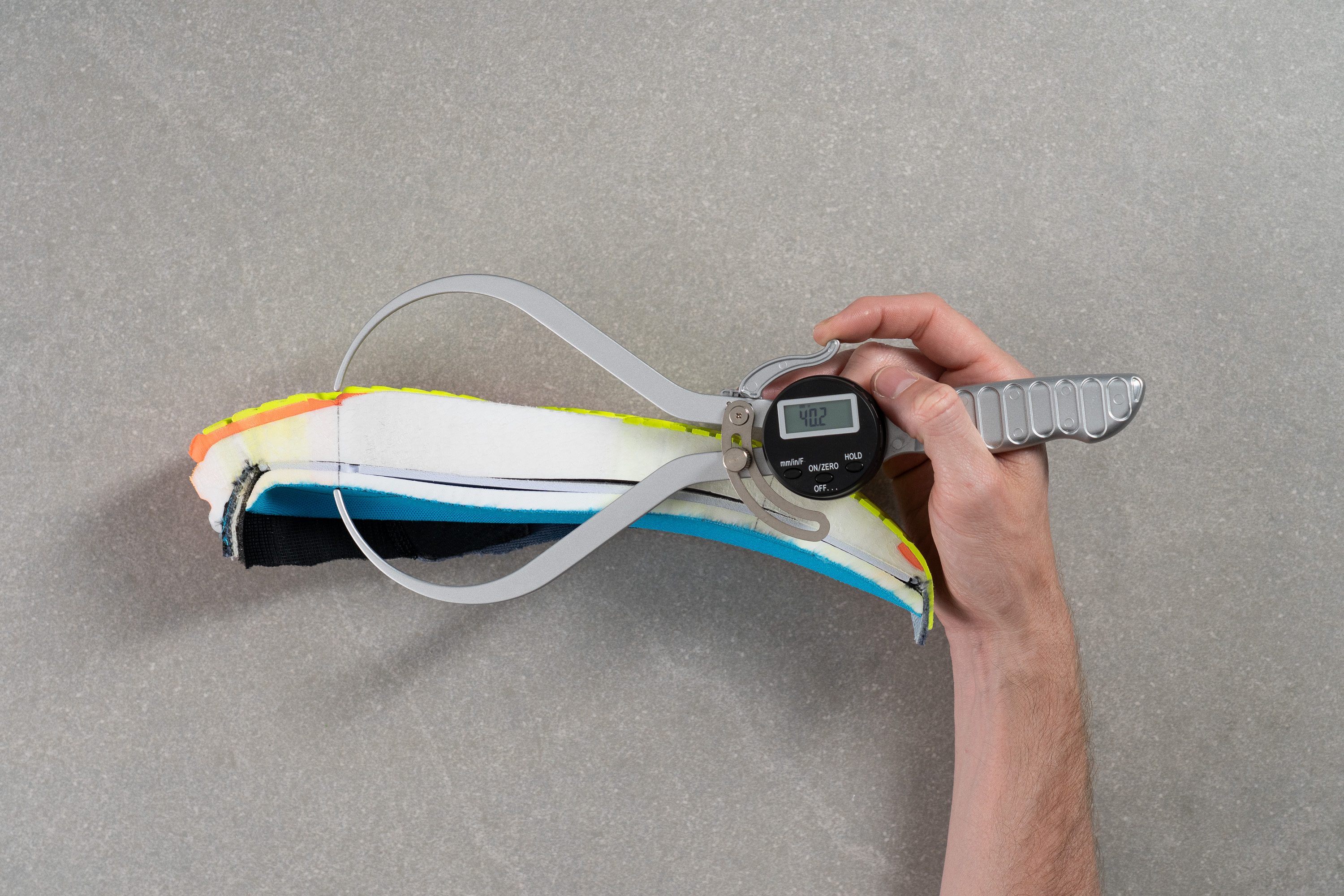 Saucony Hurricane 25 Heel stack