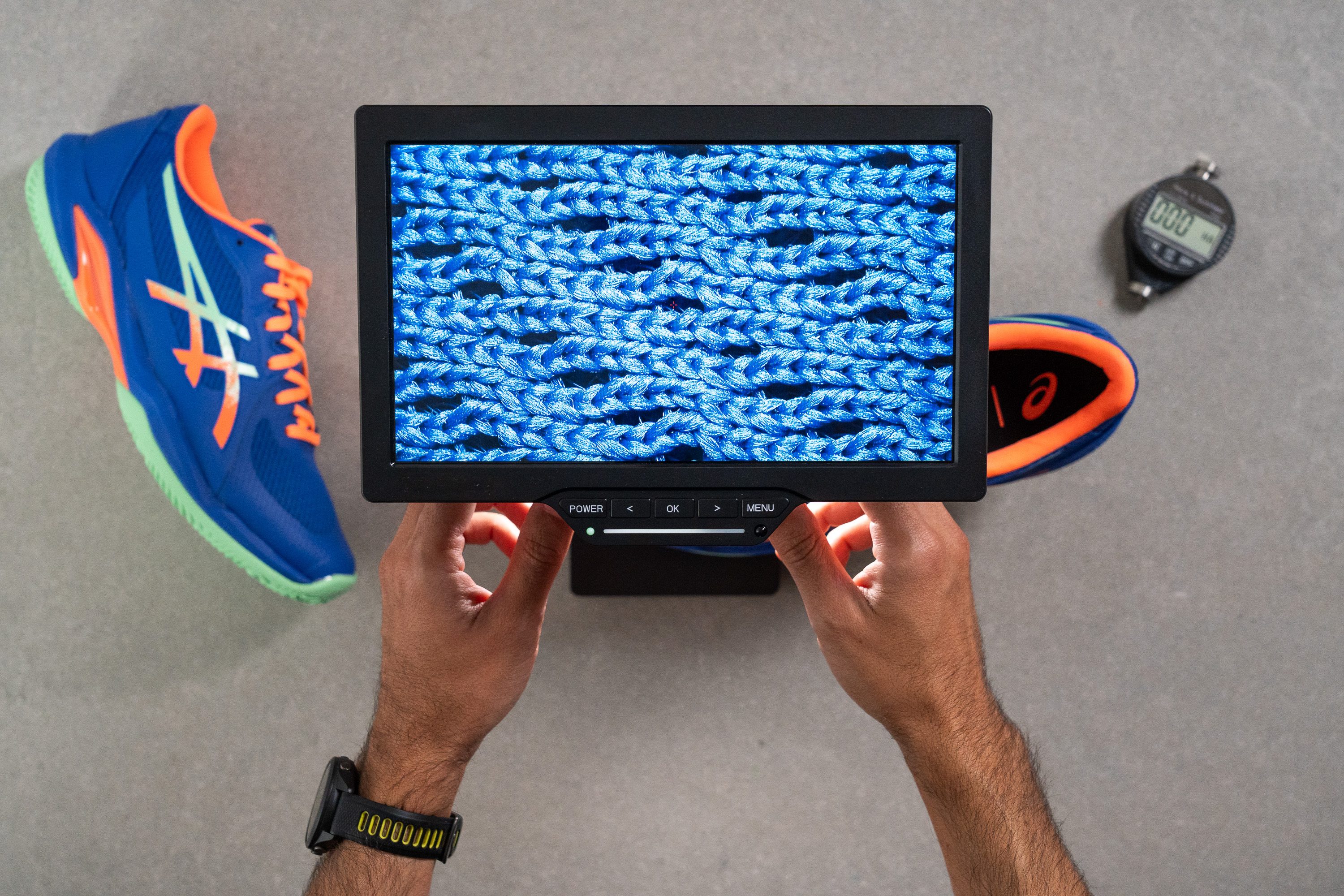 Asics Solution Swift FF 2 Breathability Microscope test