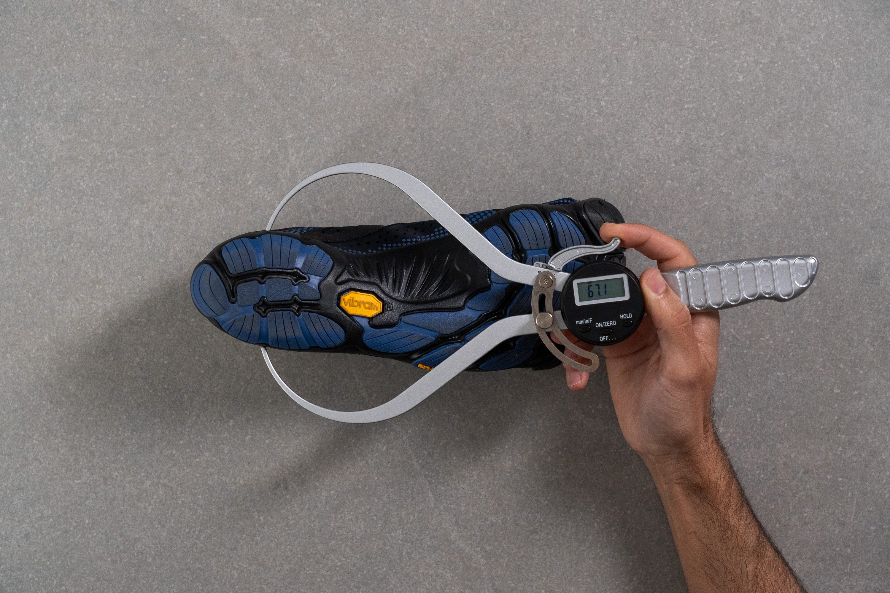 Vibram FiveFingers V-Run Midsole width - heel