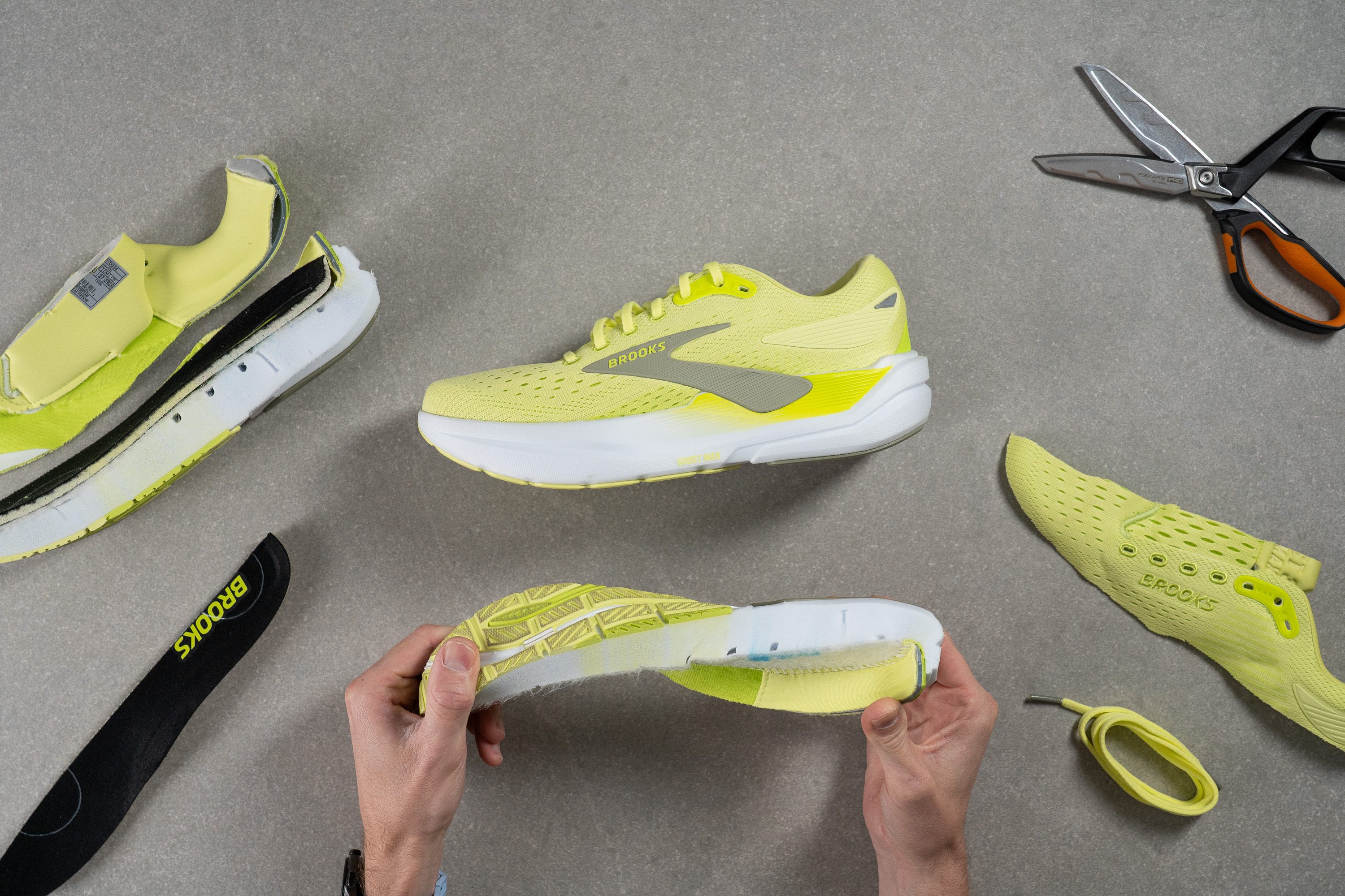 Brooks Ghost Max 3 parts