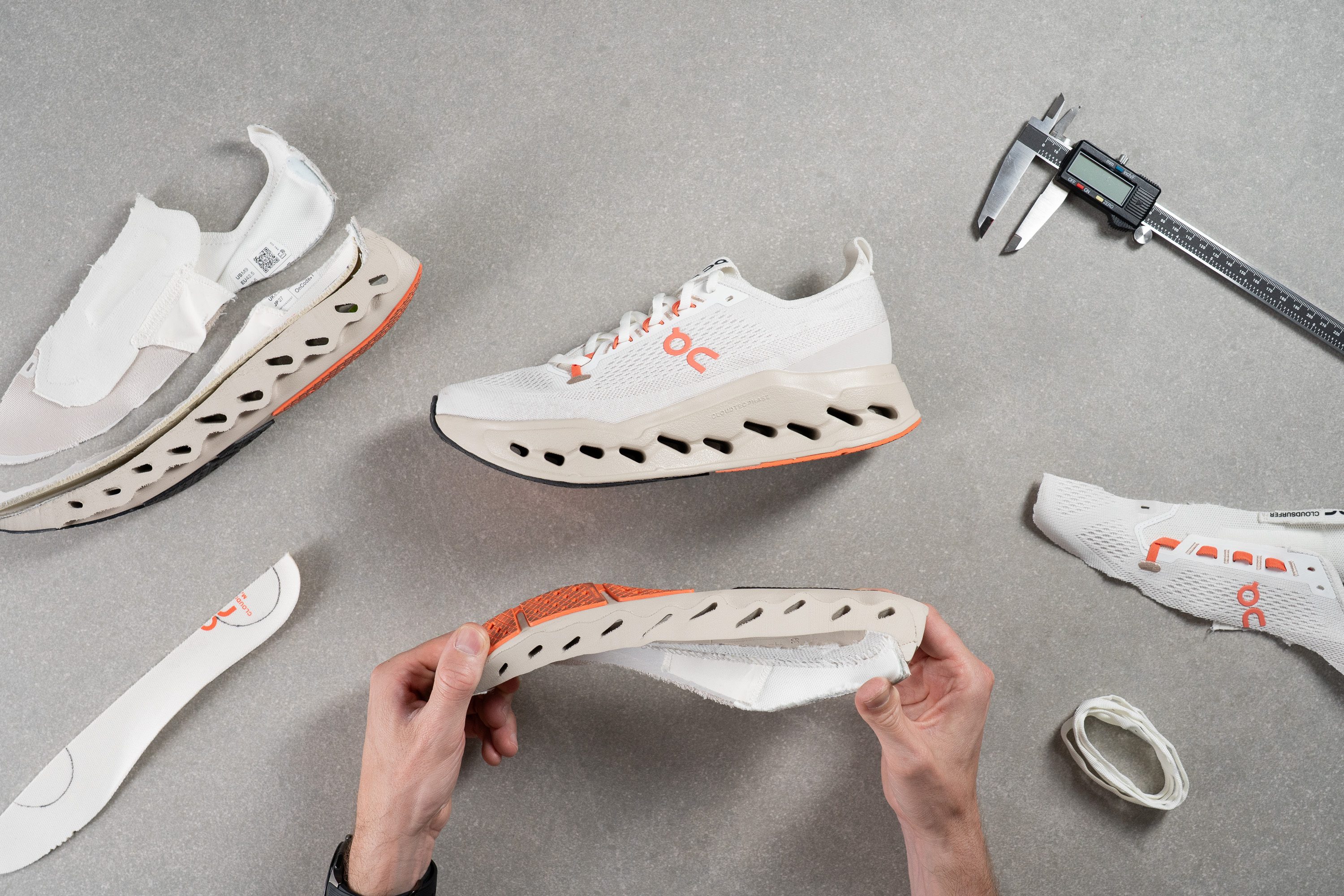 On Cloudsurfer Max parts