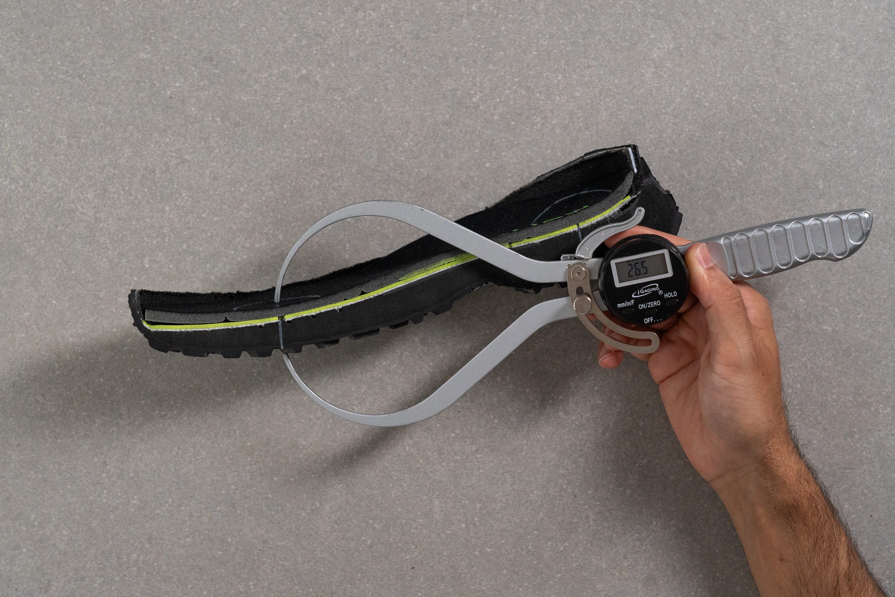 KURU Ridge Motion Forefoot stack