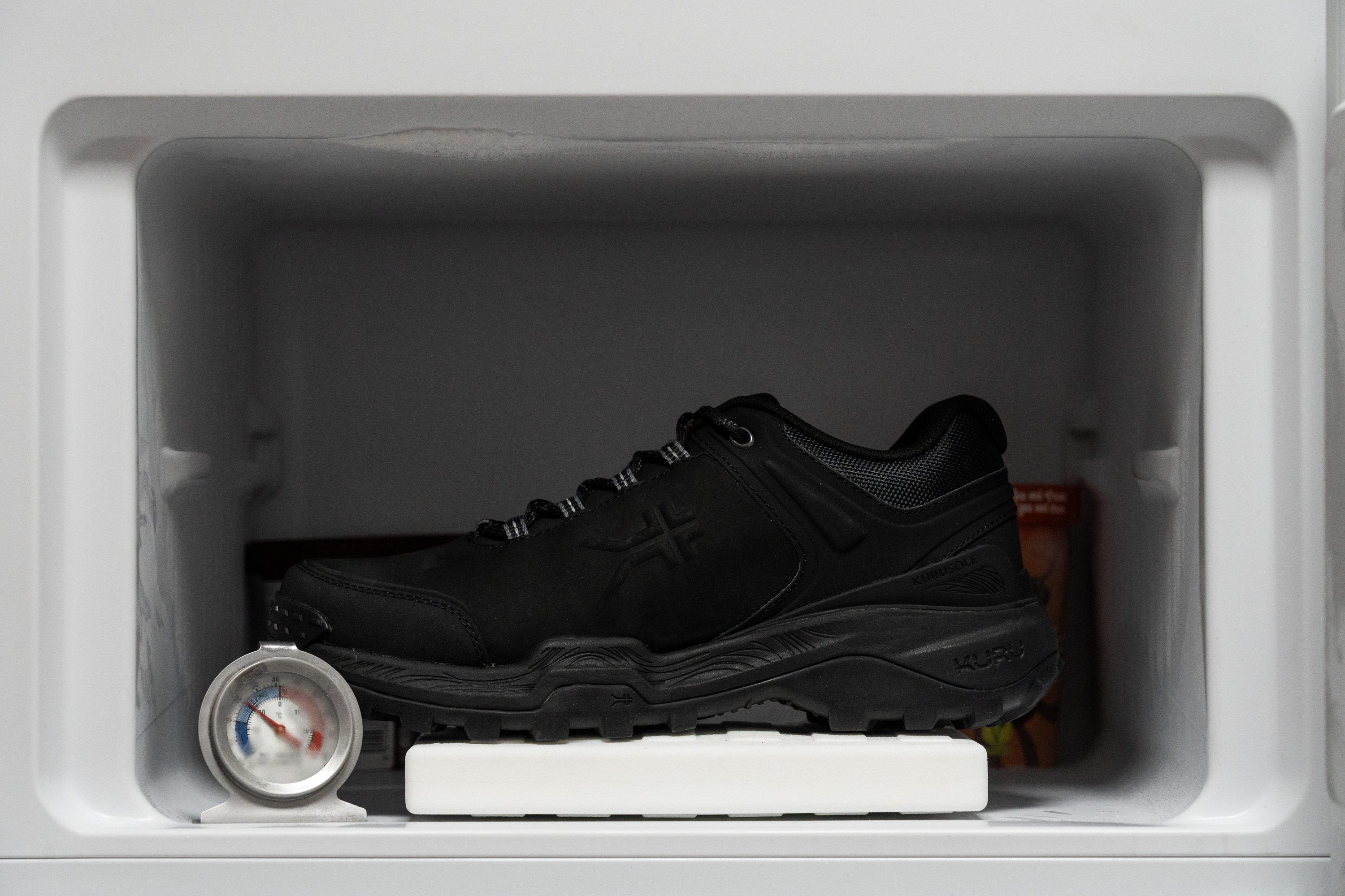 KURU Ridge Motion Midsole softness in cold (%)