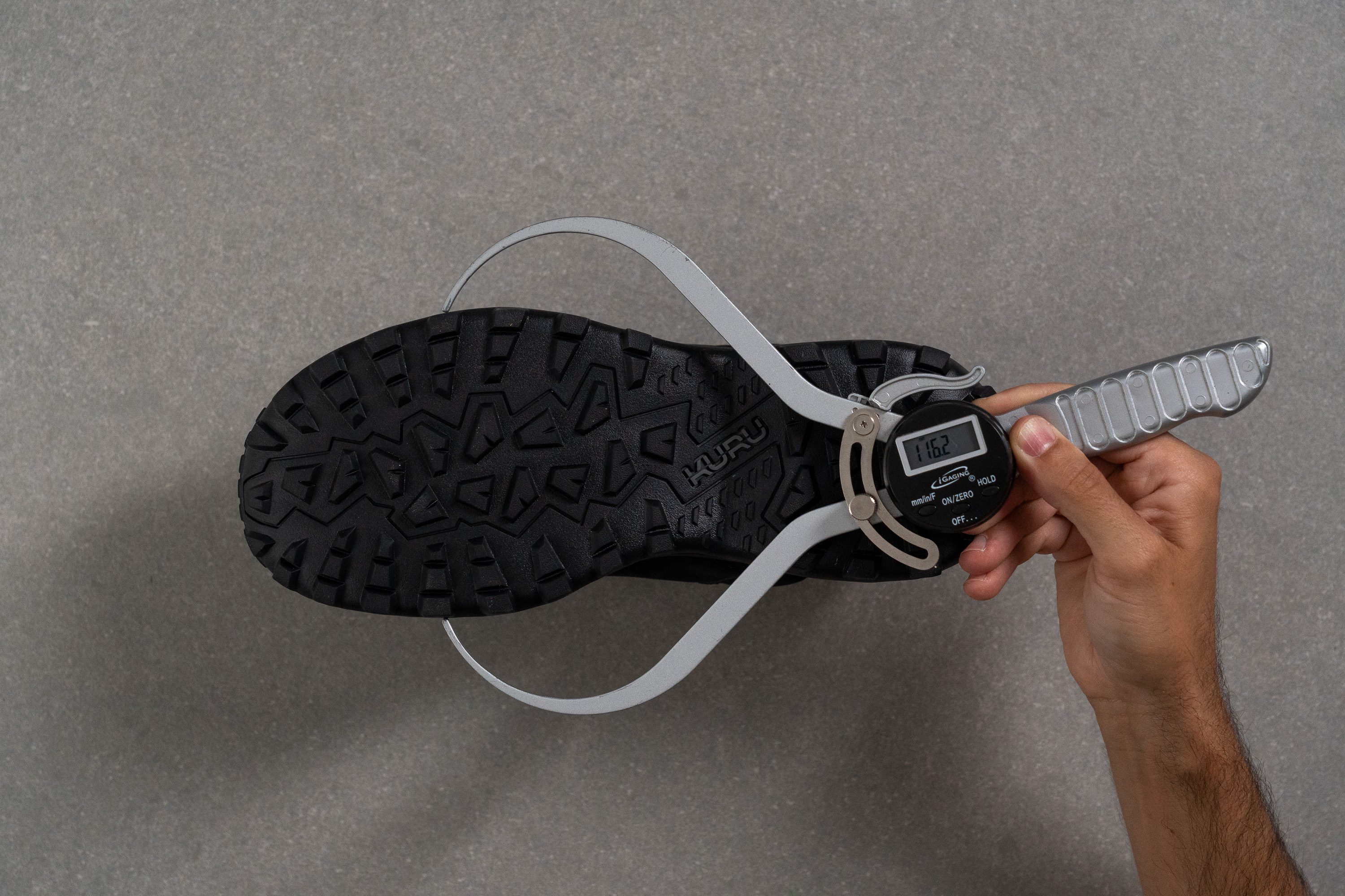 KURU Ridge Motion Midsole width - forefoot
