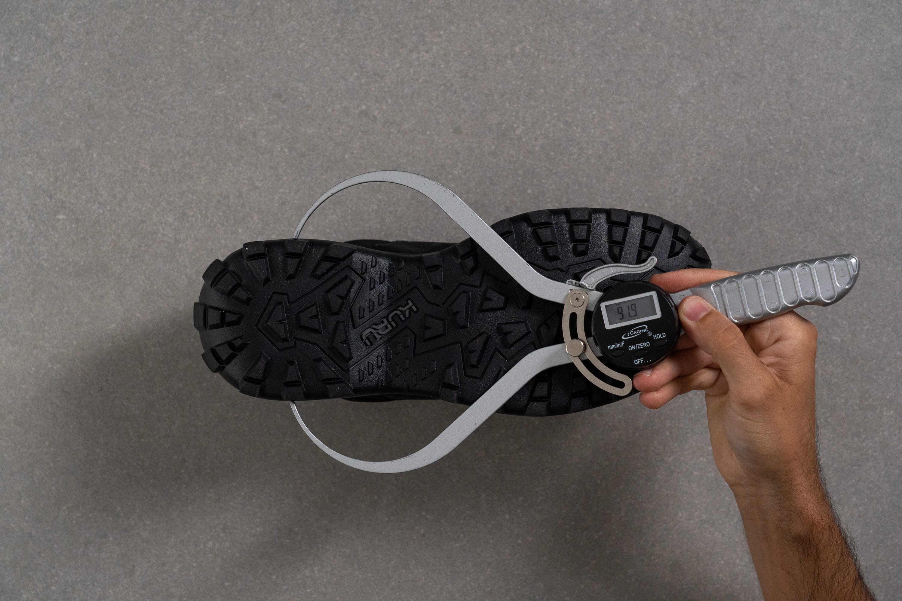 KURU Ridge Motion Midsole width - heel