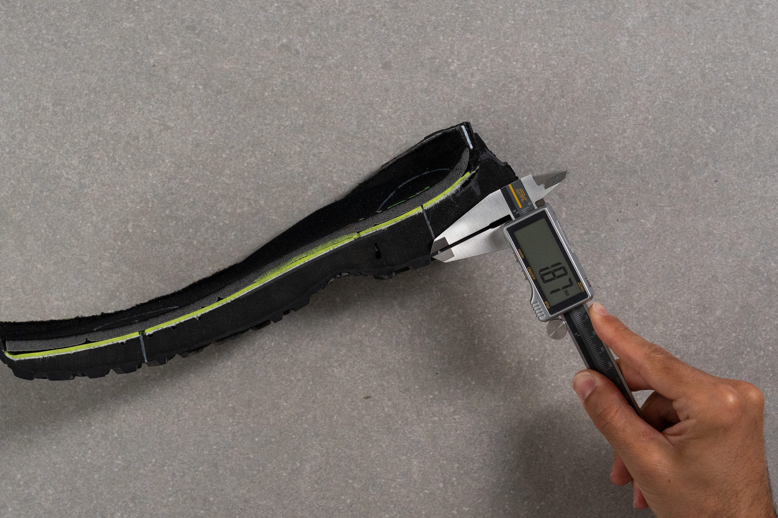 KURU Ridge Motion Outsole thickness