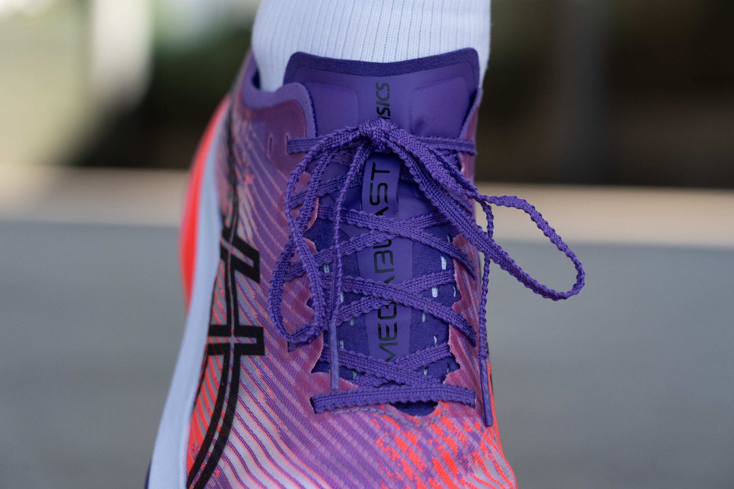 Cordones y lengüeta del ASICS Megablast