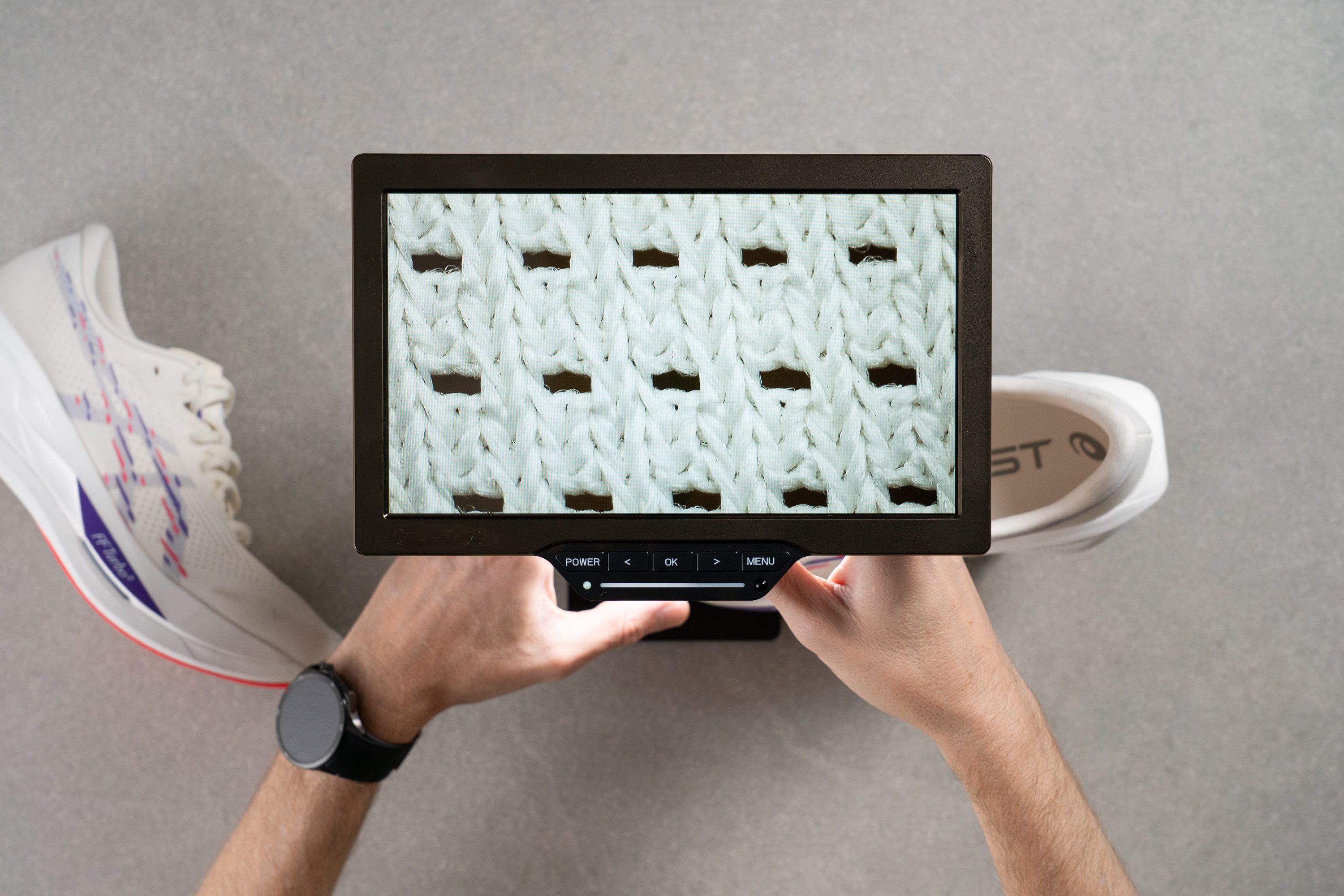 ASICS Sonicblast microscope upper