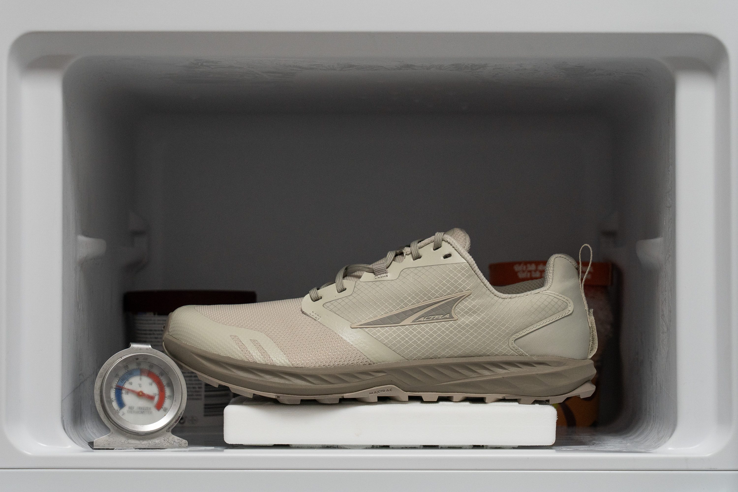 Altra Superior 7 Midsole softness in cold (%)