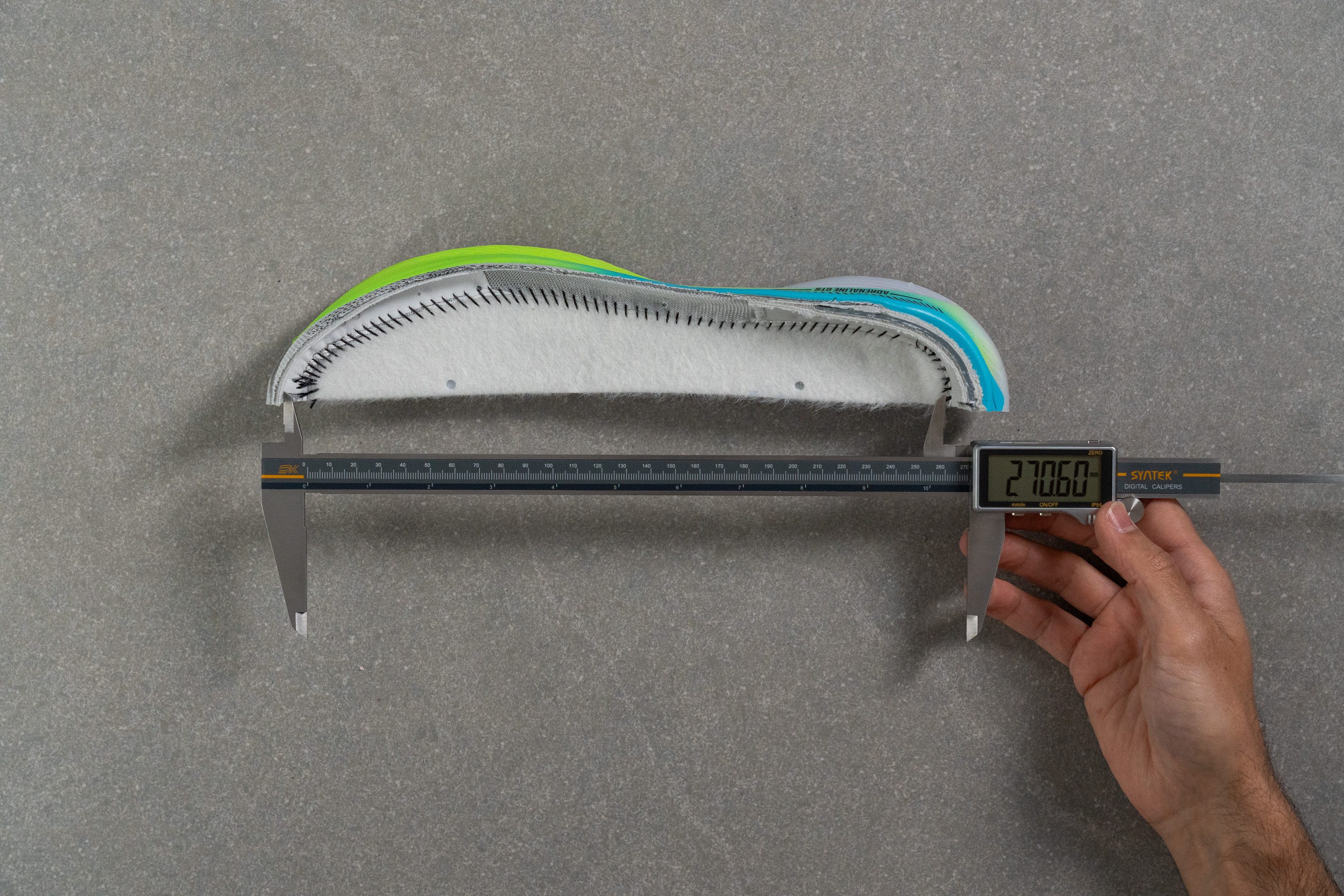 Brooks Adrenaline GTS 25 Internal length