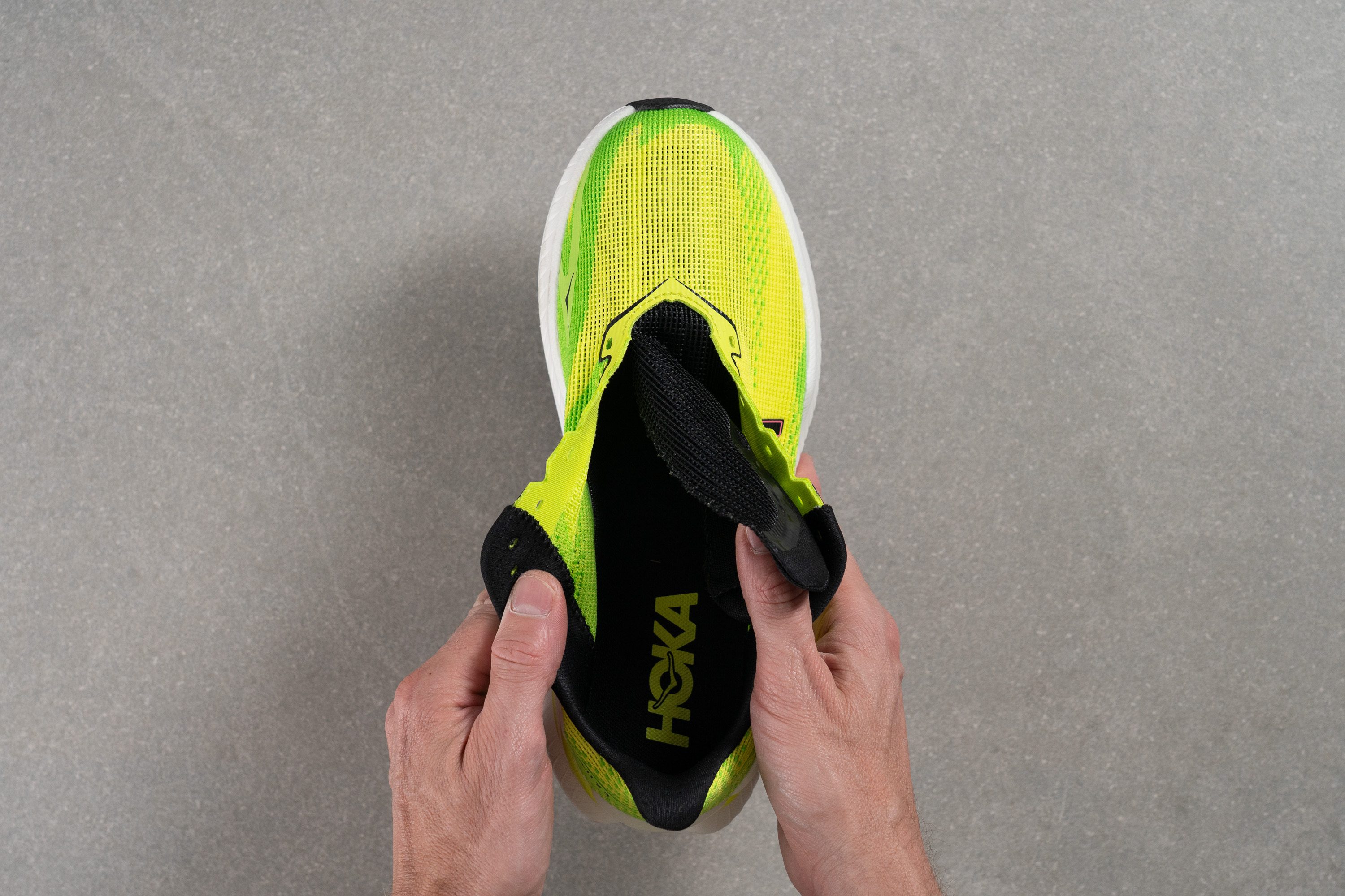 HOKA Mach X 3 Tongue: gusset type