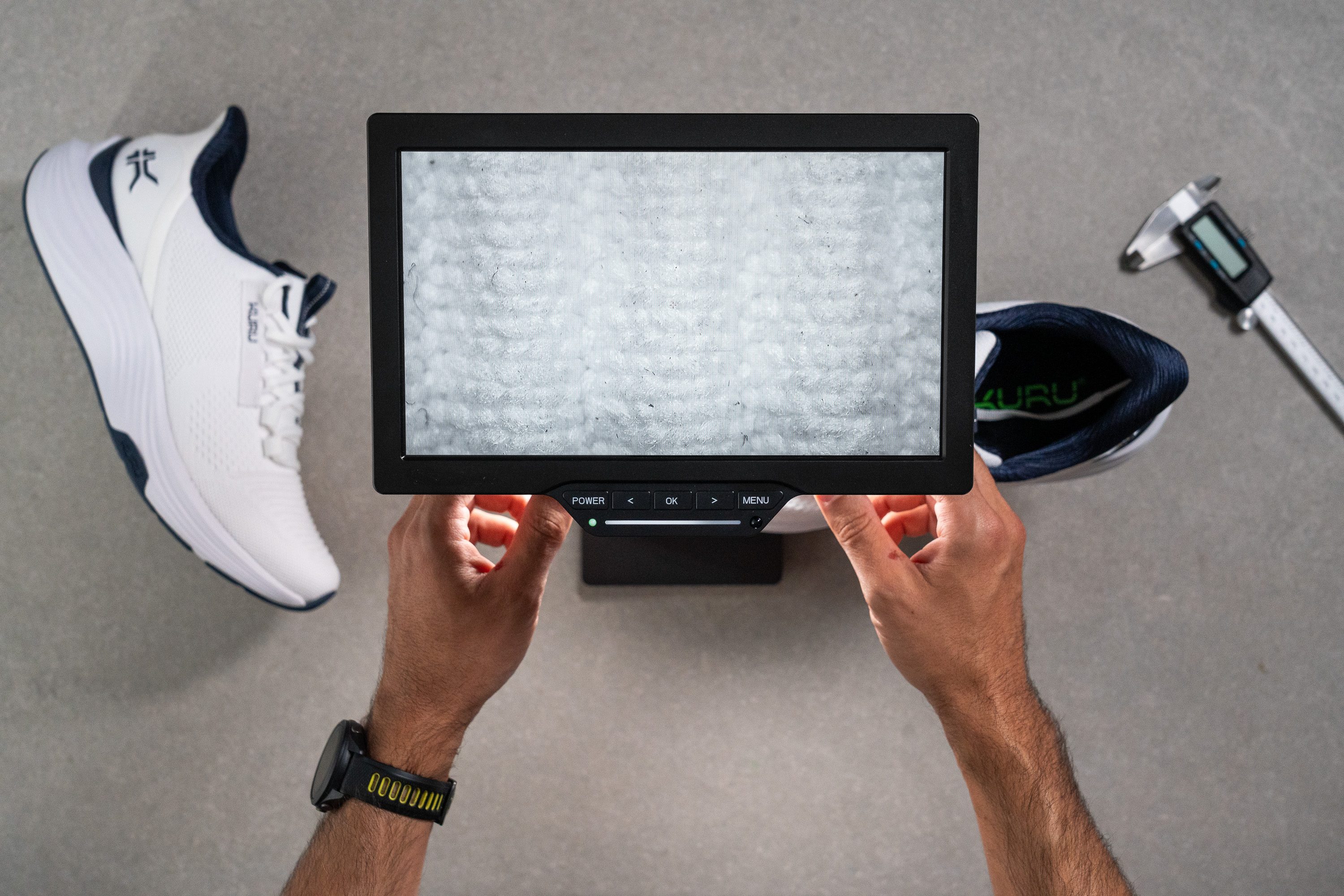 KURU Atom 2 Breathability Microscope test