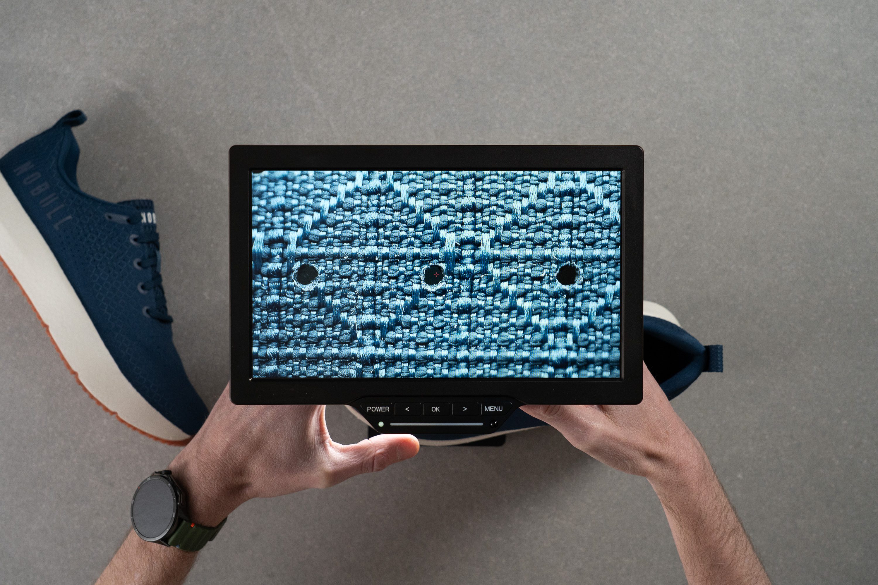 NOBULL Drive Ripstop Breathability Microscope test