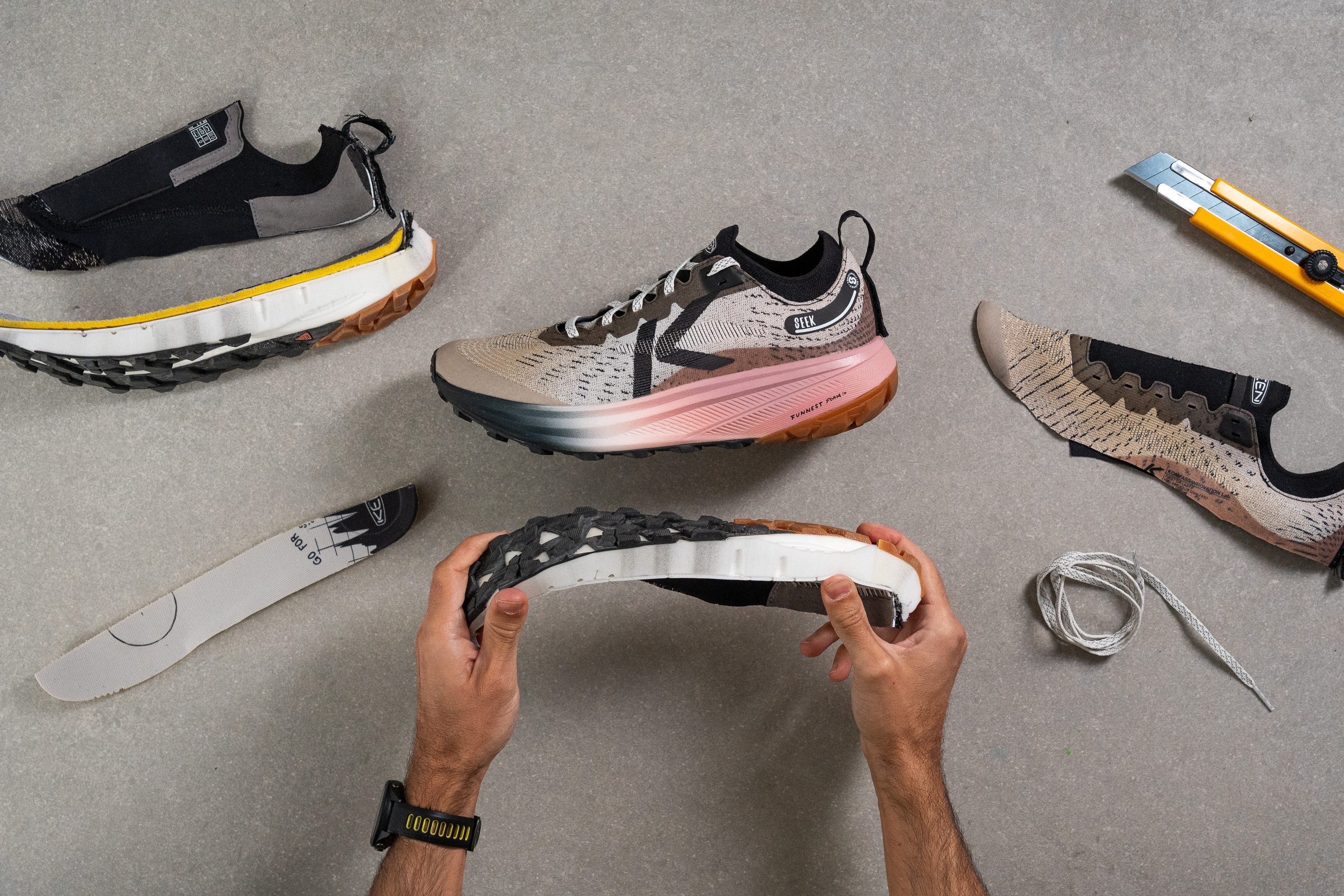 KEEN Seek parts