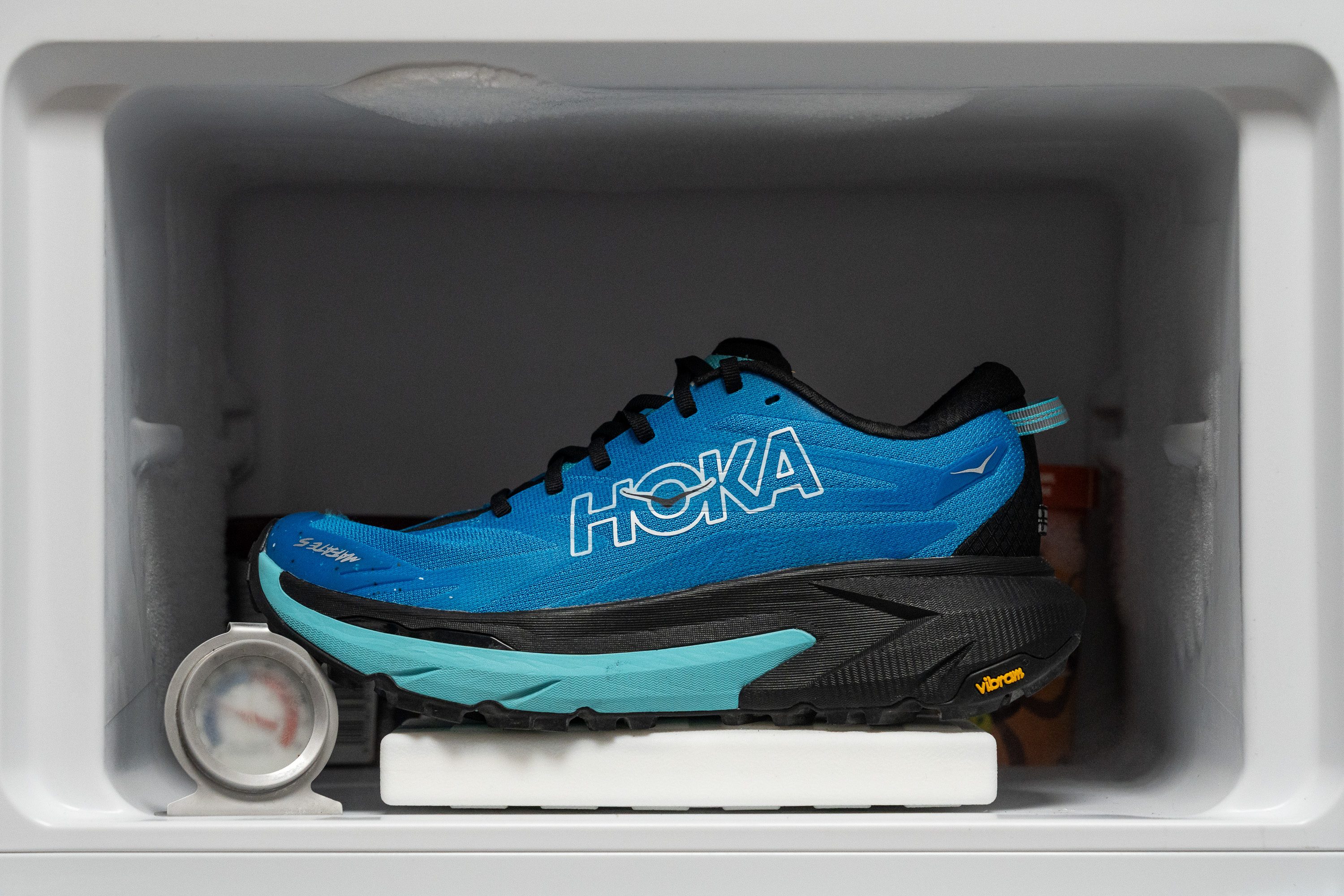 HOKA Mafate 5 Midsole softness in cold (%)