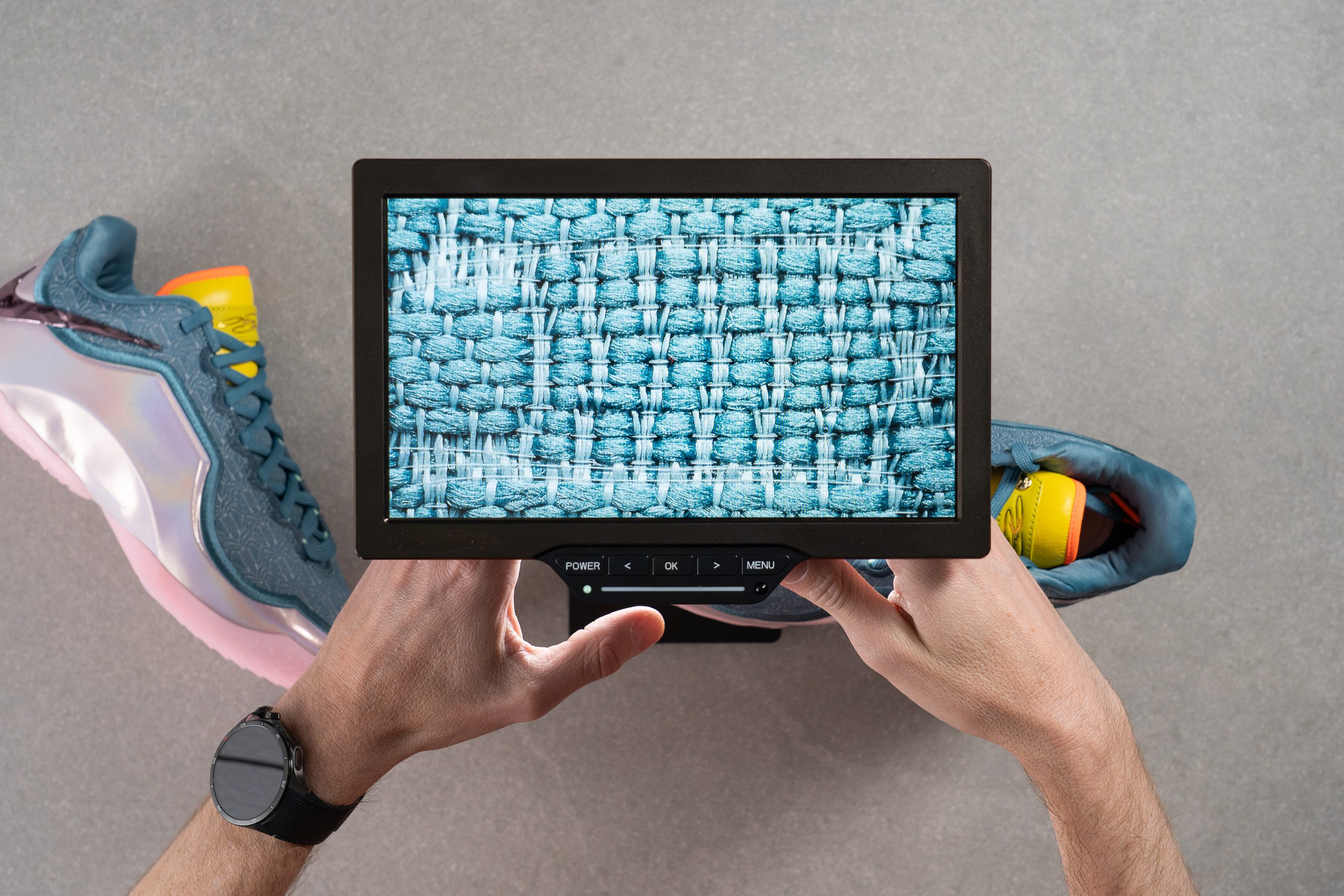 Nike LeBron 23 Breathability Microscope test