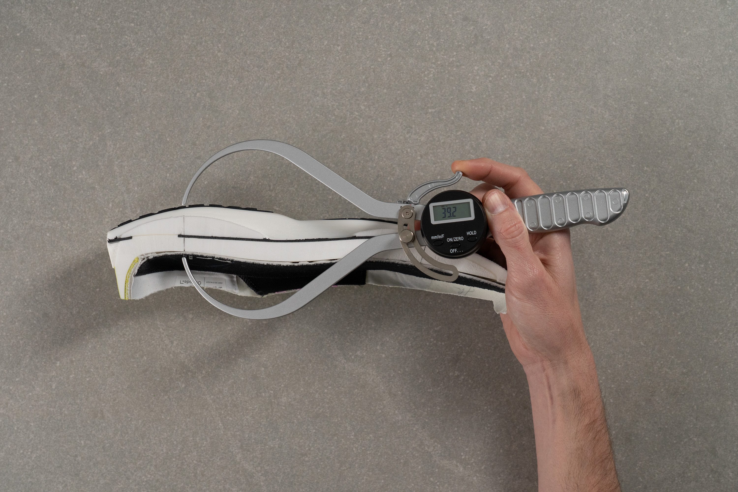 On Cloudboom Max Heel stack