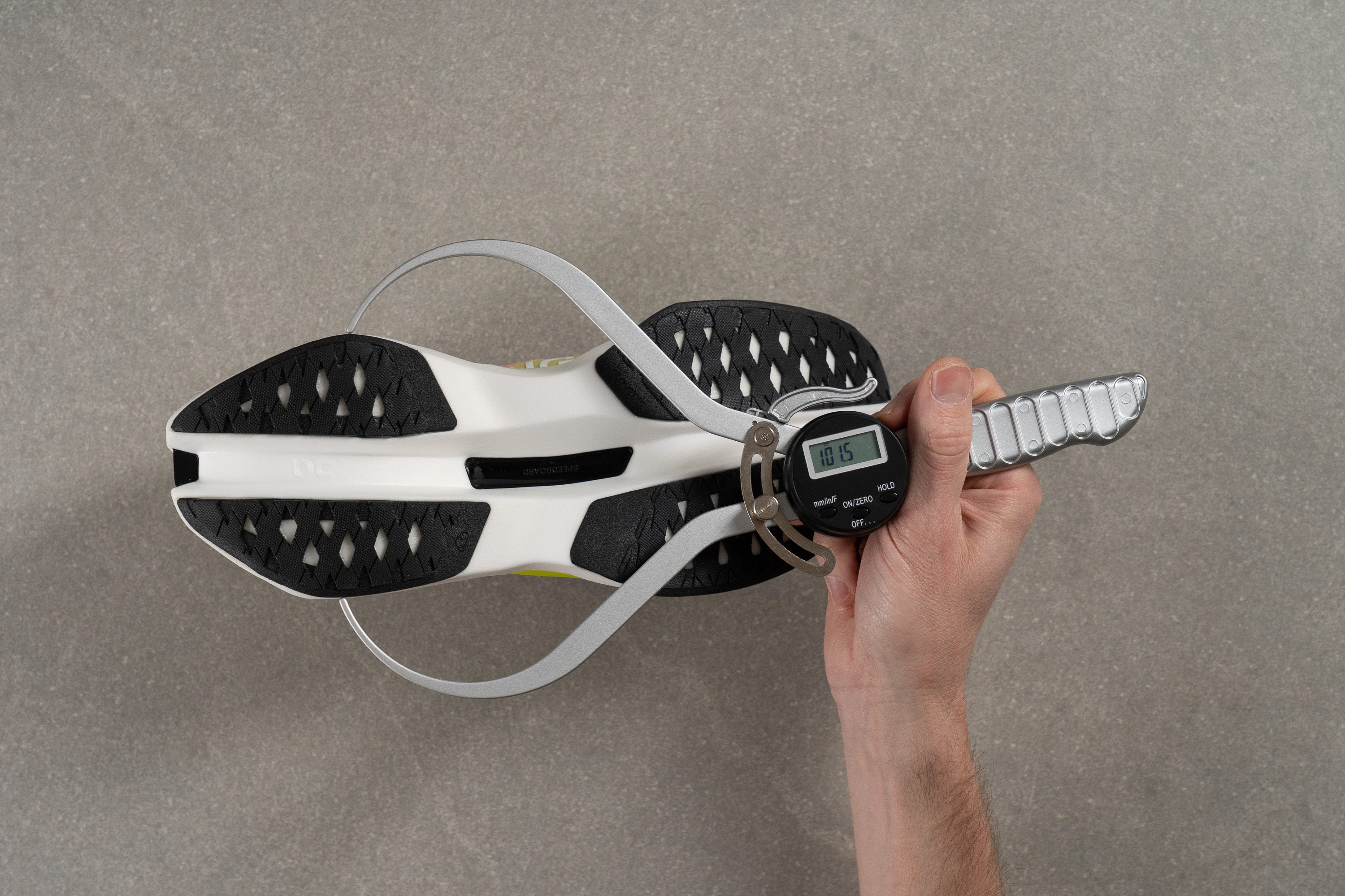 On Cloudboom Max Midsole width - heel