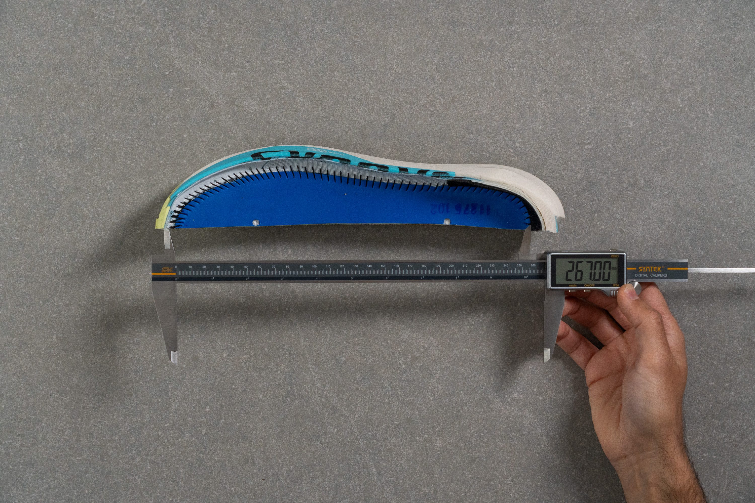 Brooks Cascadia Elite Internal length