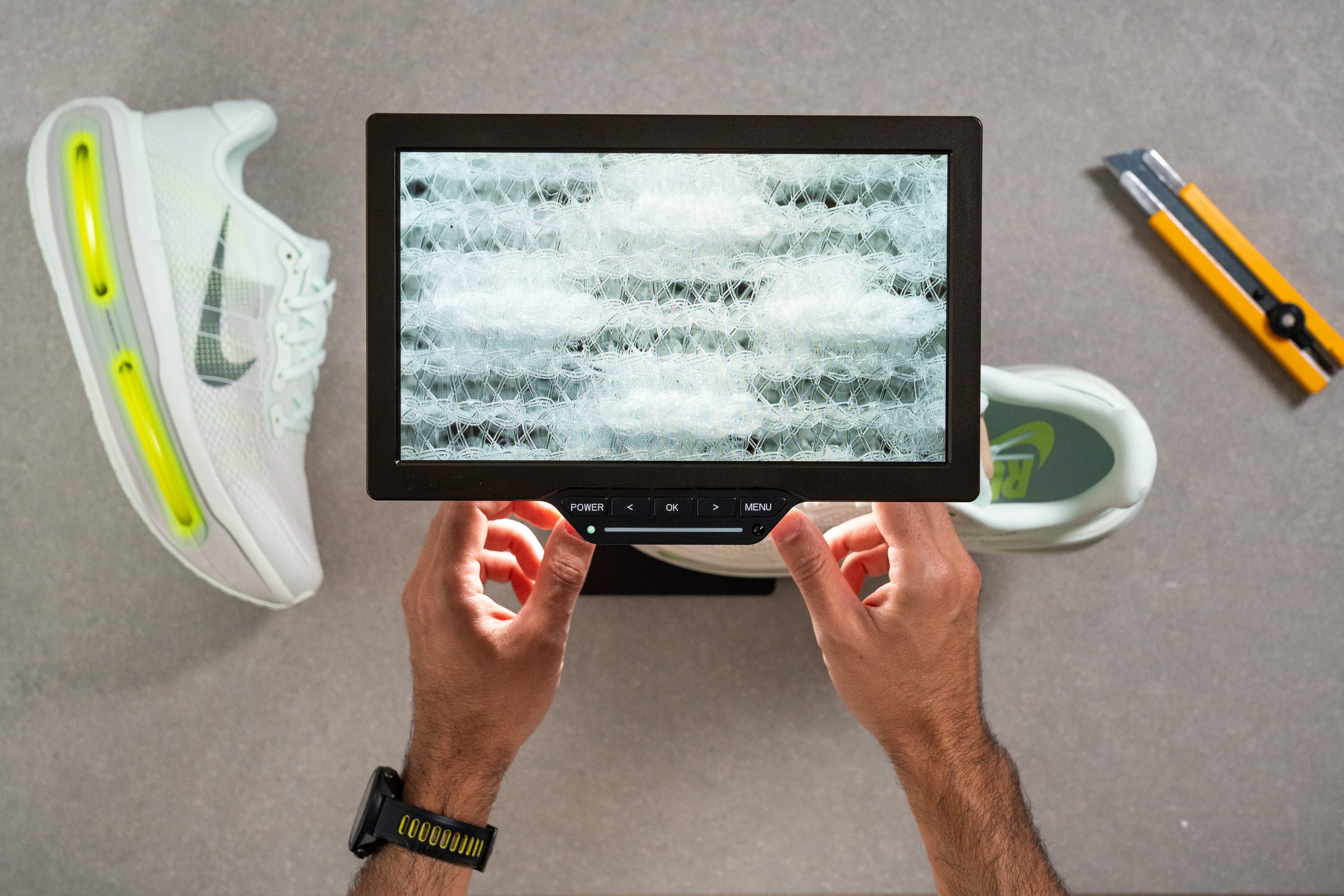 Nike Vomero Premium microscope