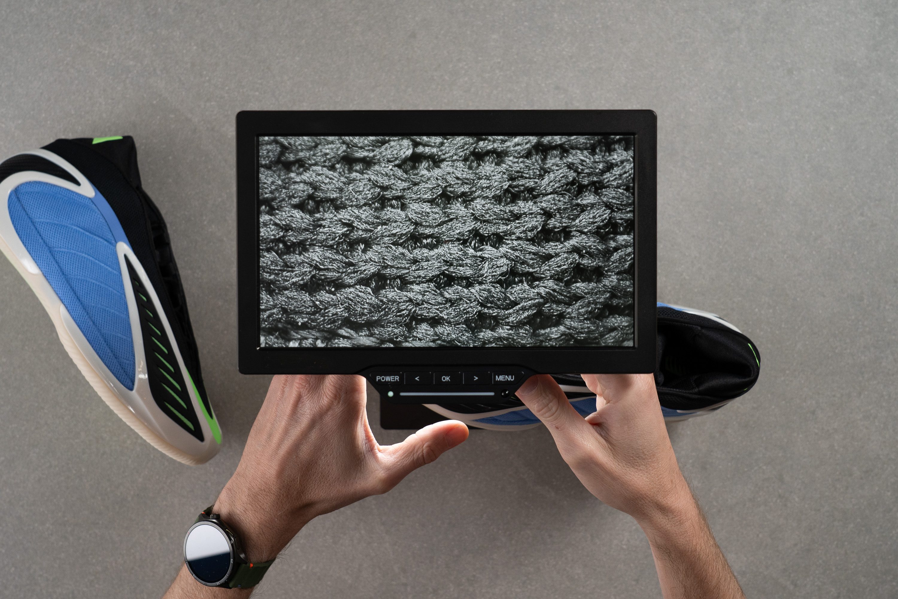 adidas Anthony Edwards 2 Breathability Microscope test
