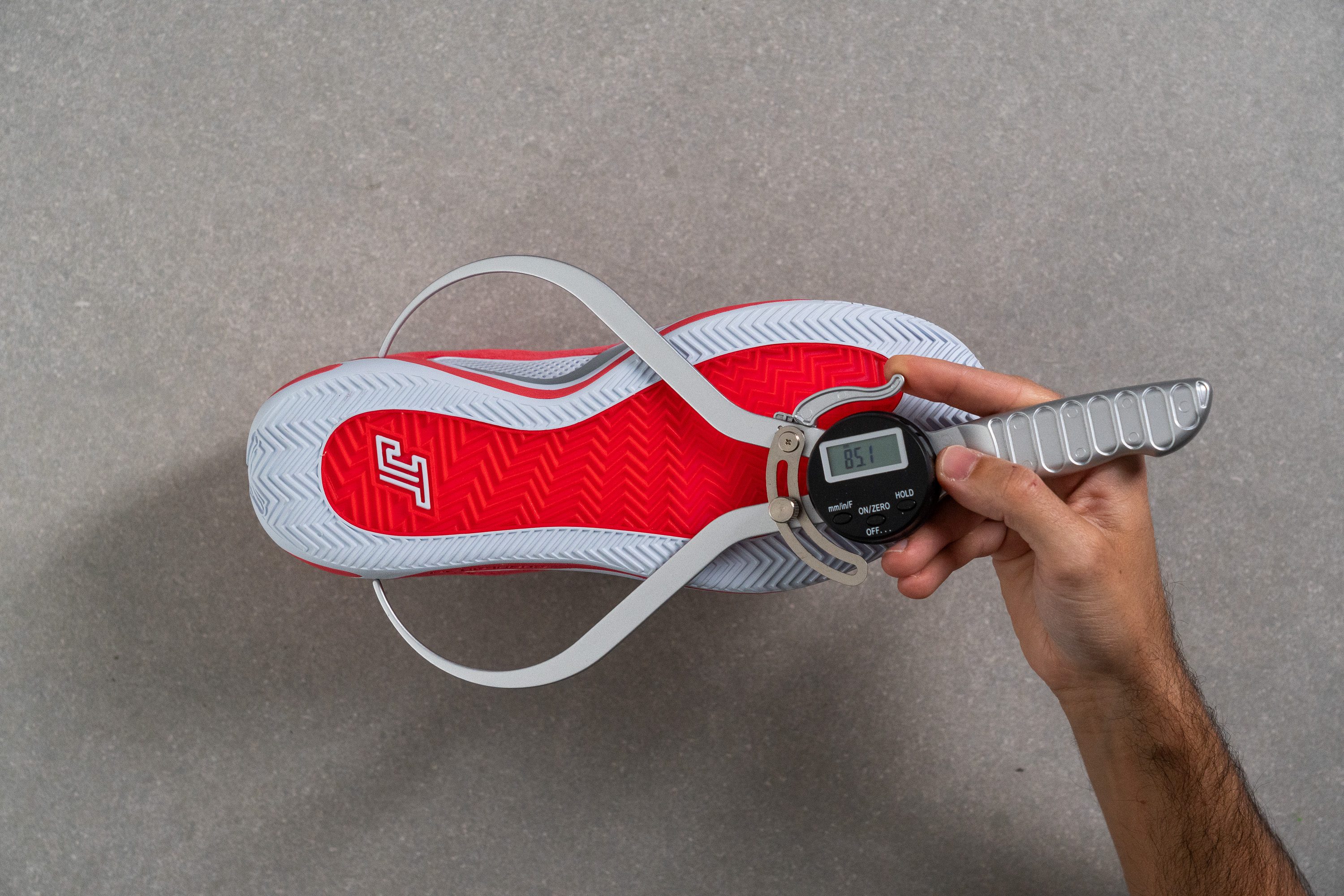 Jordan Tatum 4 Midsole width - heel