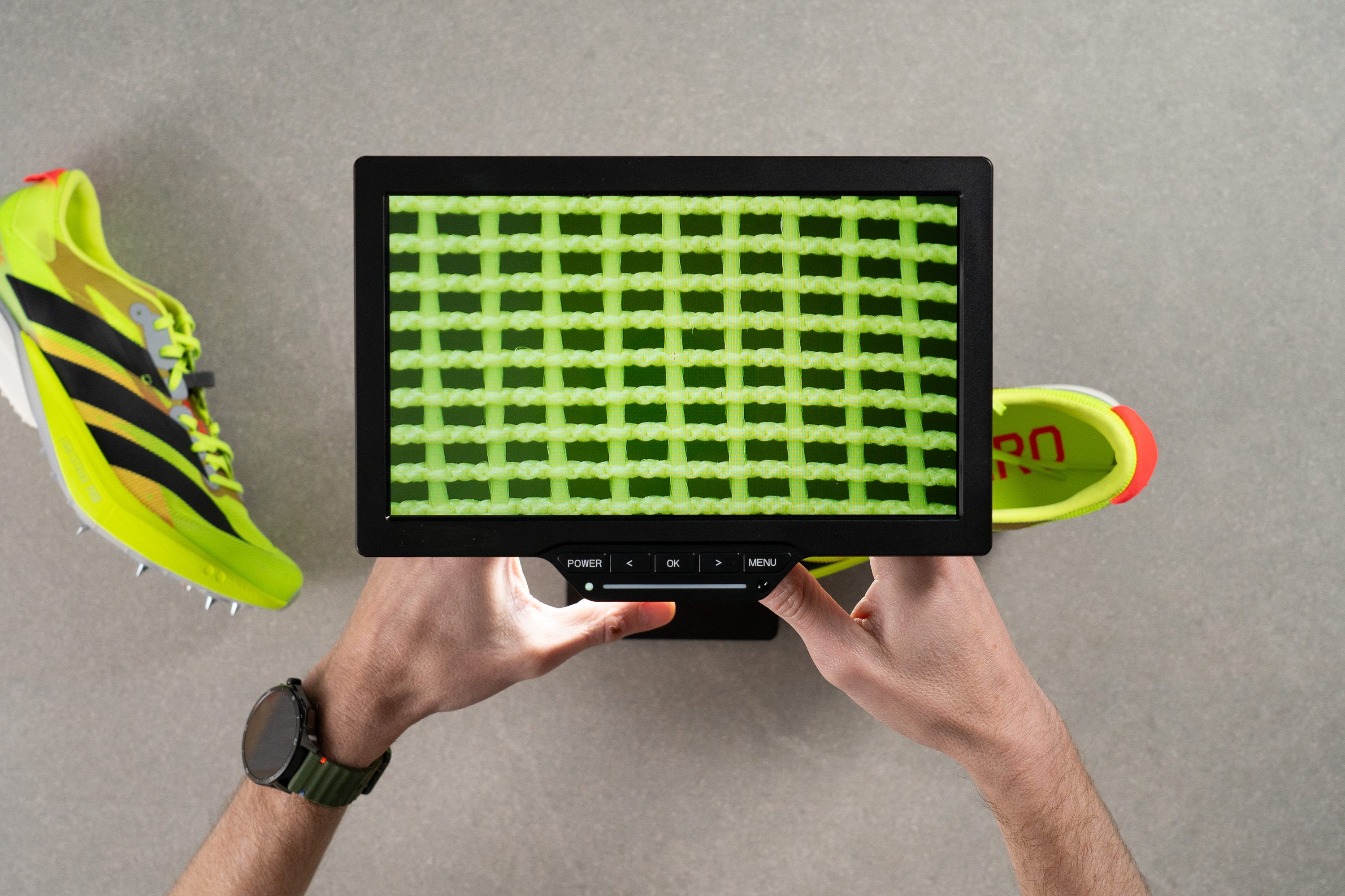 Adidas Adizero Avanti XC microscope