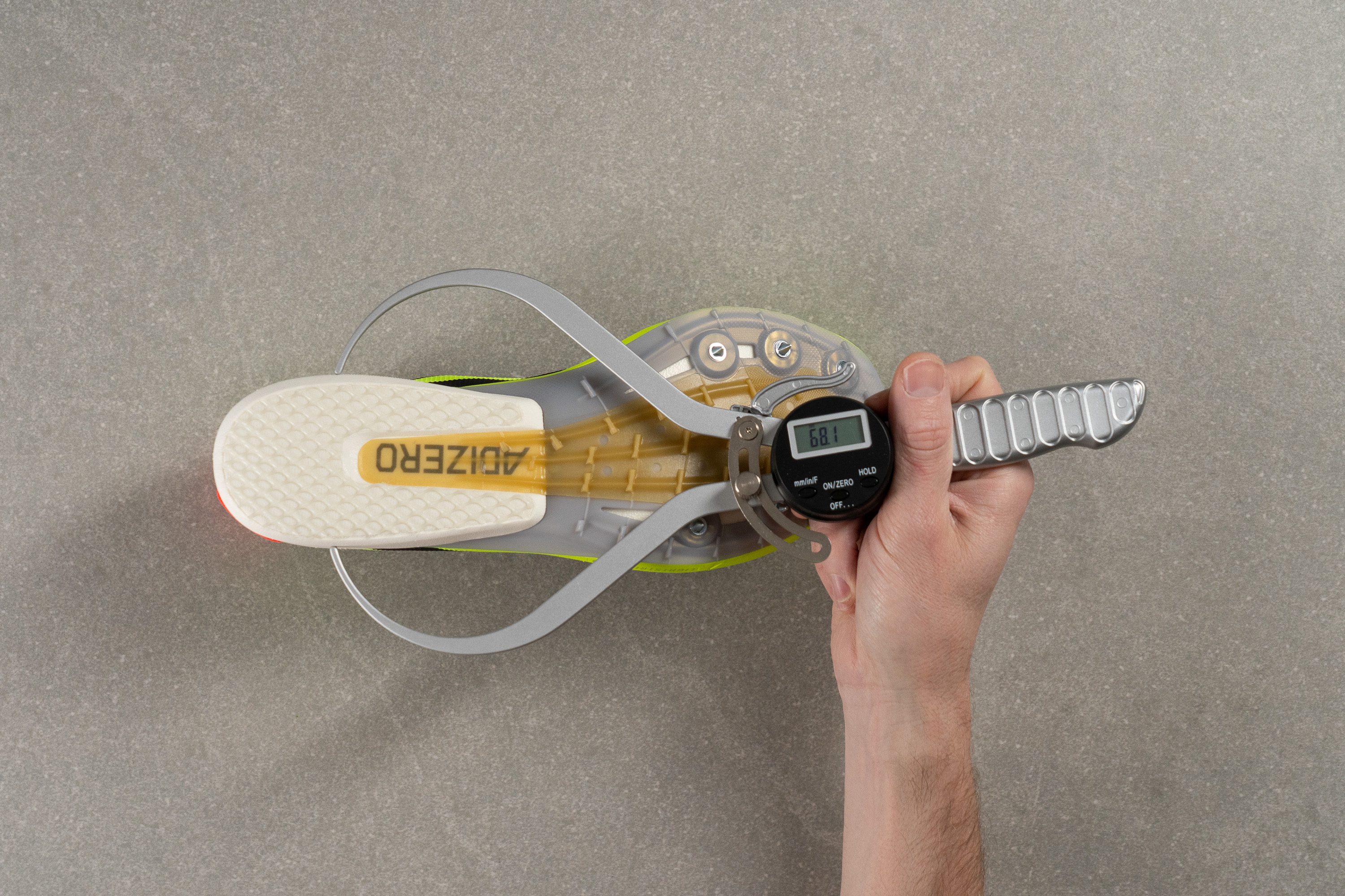 Adidas Adizero Avanti XC Midsole width - heel